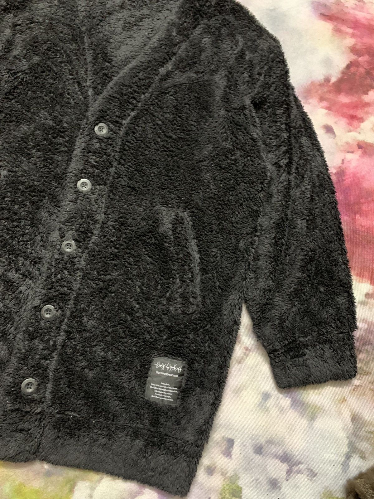 Undercover Gu Fleece Cardigan Jacket Oversized - 4
