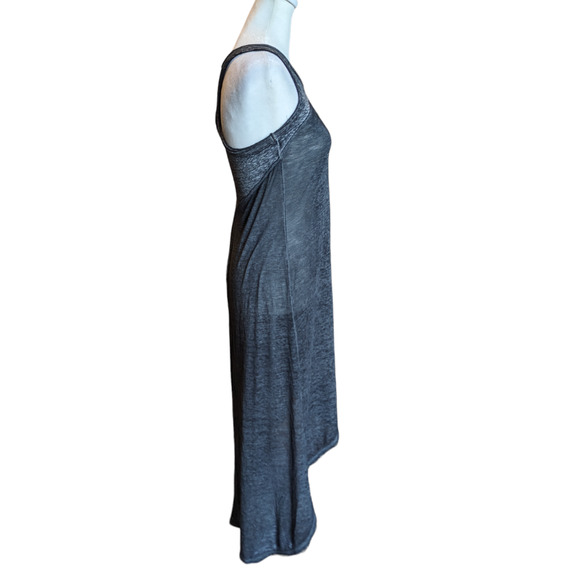 Athleta Gray Sheer Sunstone Burnout Racerback High Low Tank Dress Size XS - 4