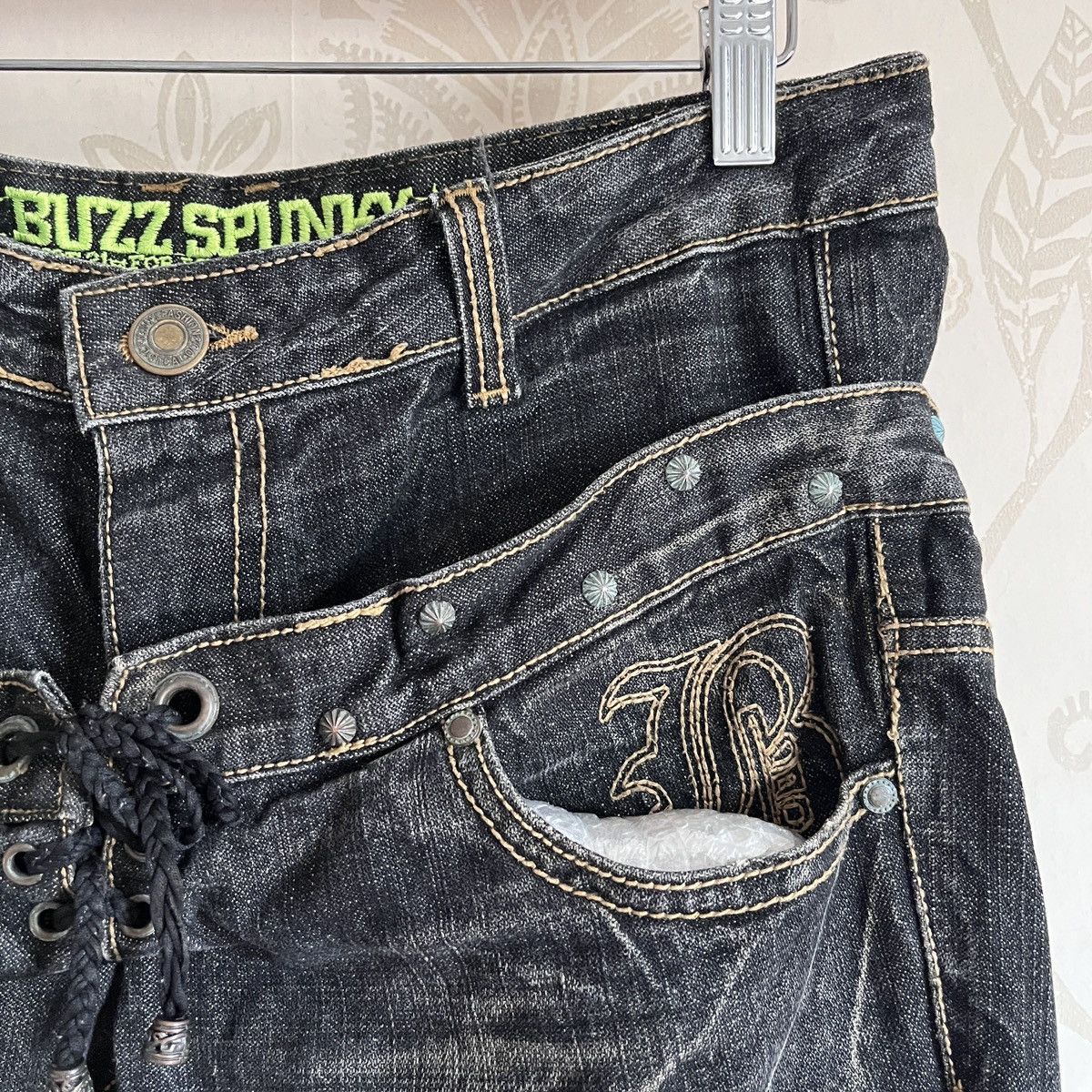 Buzz Rickson's - Rare Distressed Undercover Double Waist Buzz Spunky Jeans - 5