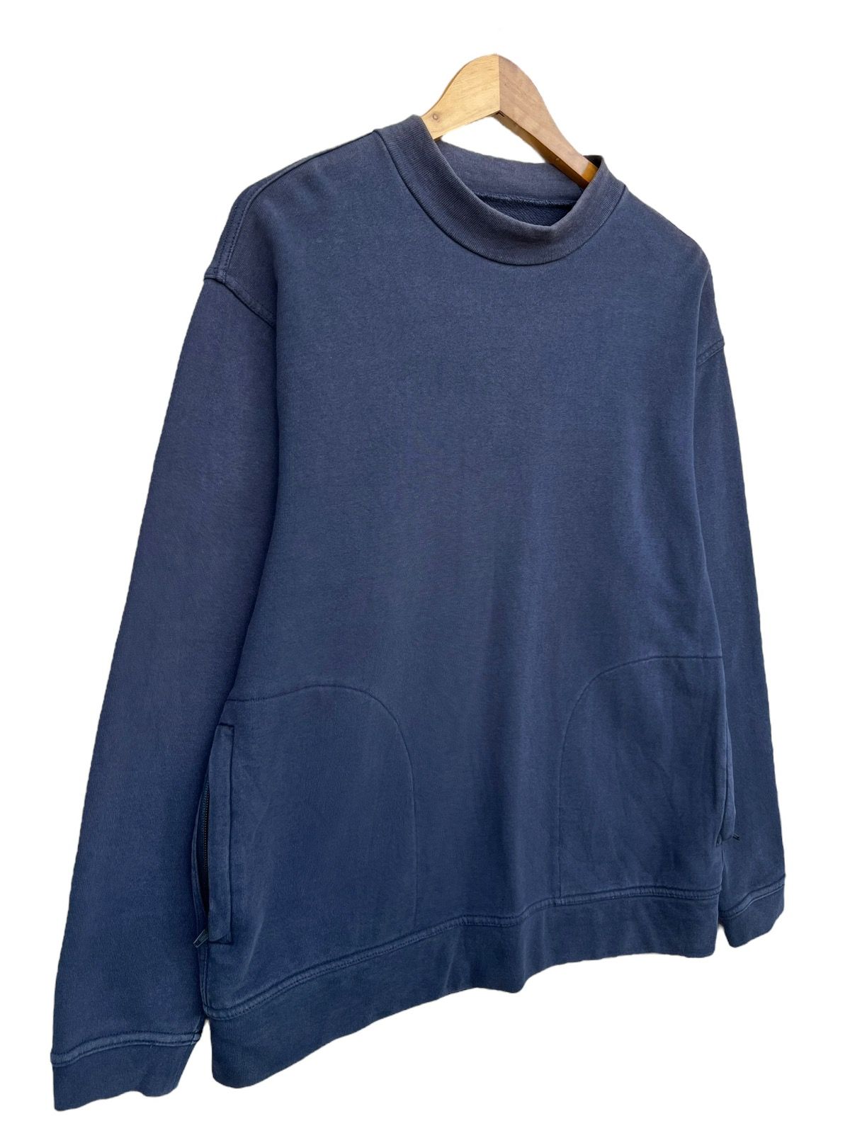 Vintage Beams Plus Japan Style Sweater Mock Neck Sweatshirt - 2