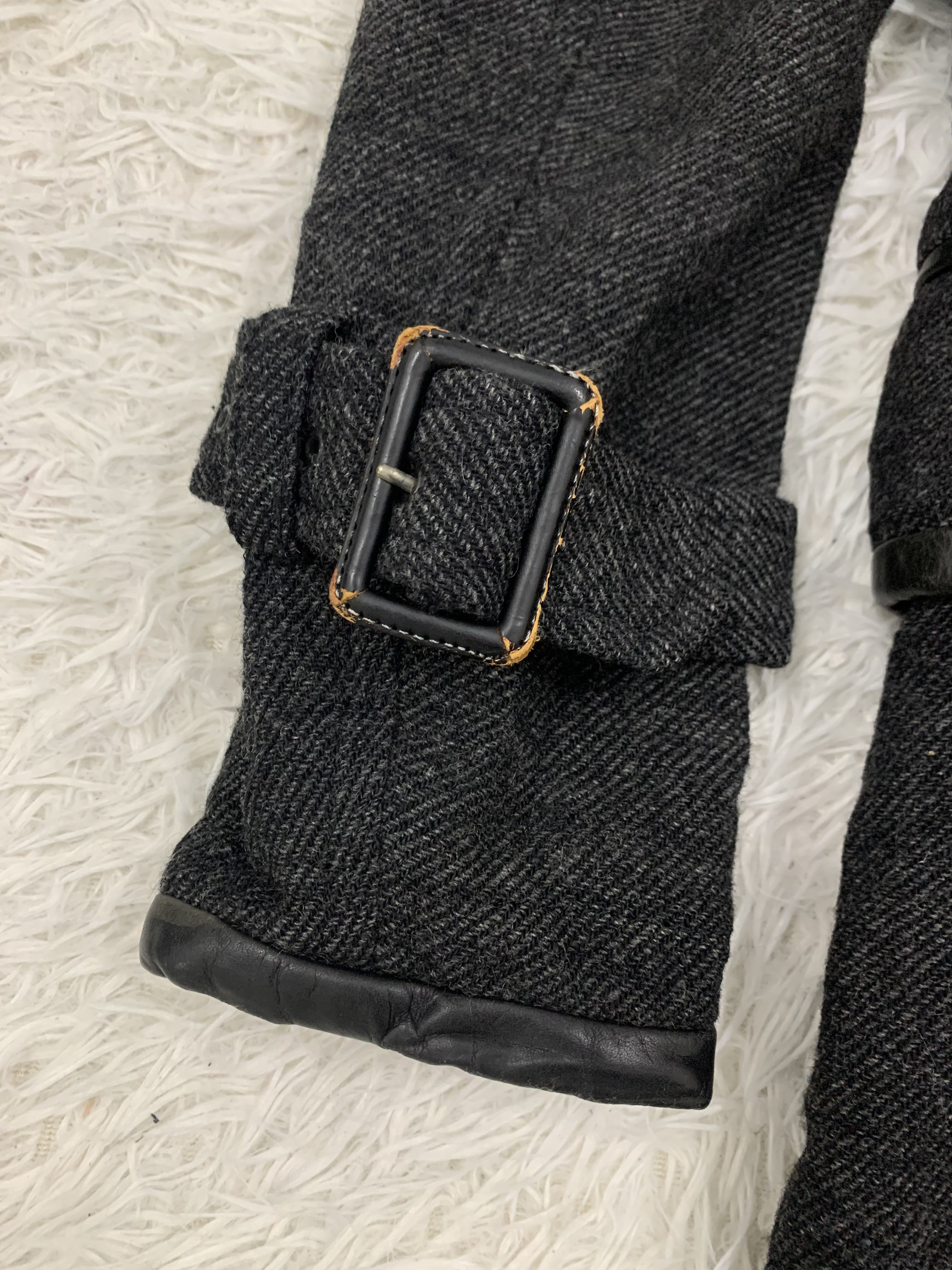 Vintage Y's by Yohji Yamamoto Gabardine Belted Wool Coat - 9