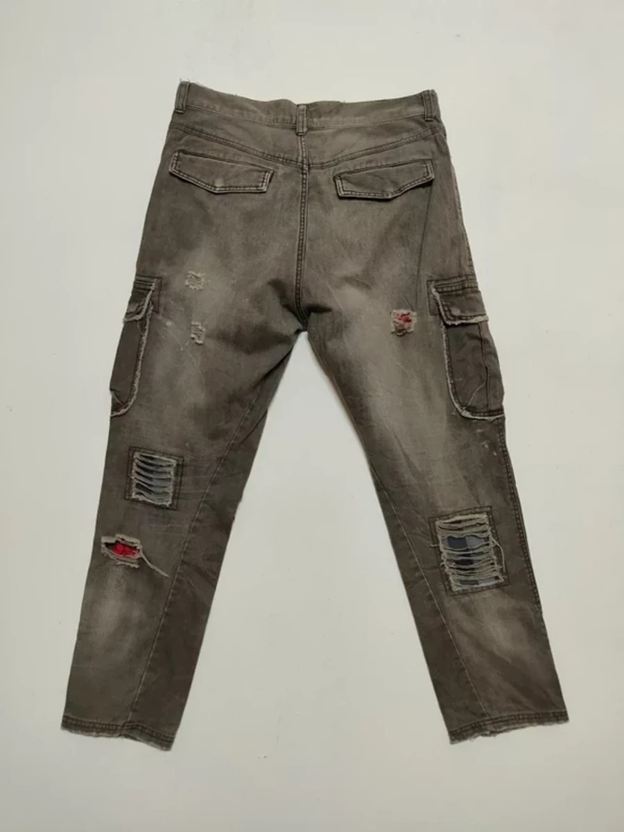 Distressed Denim - Candy Stripper Japan Distressed Pant Trouser - 8