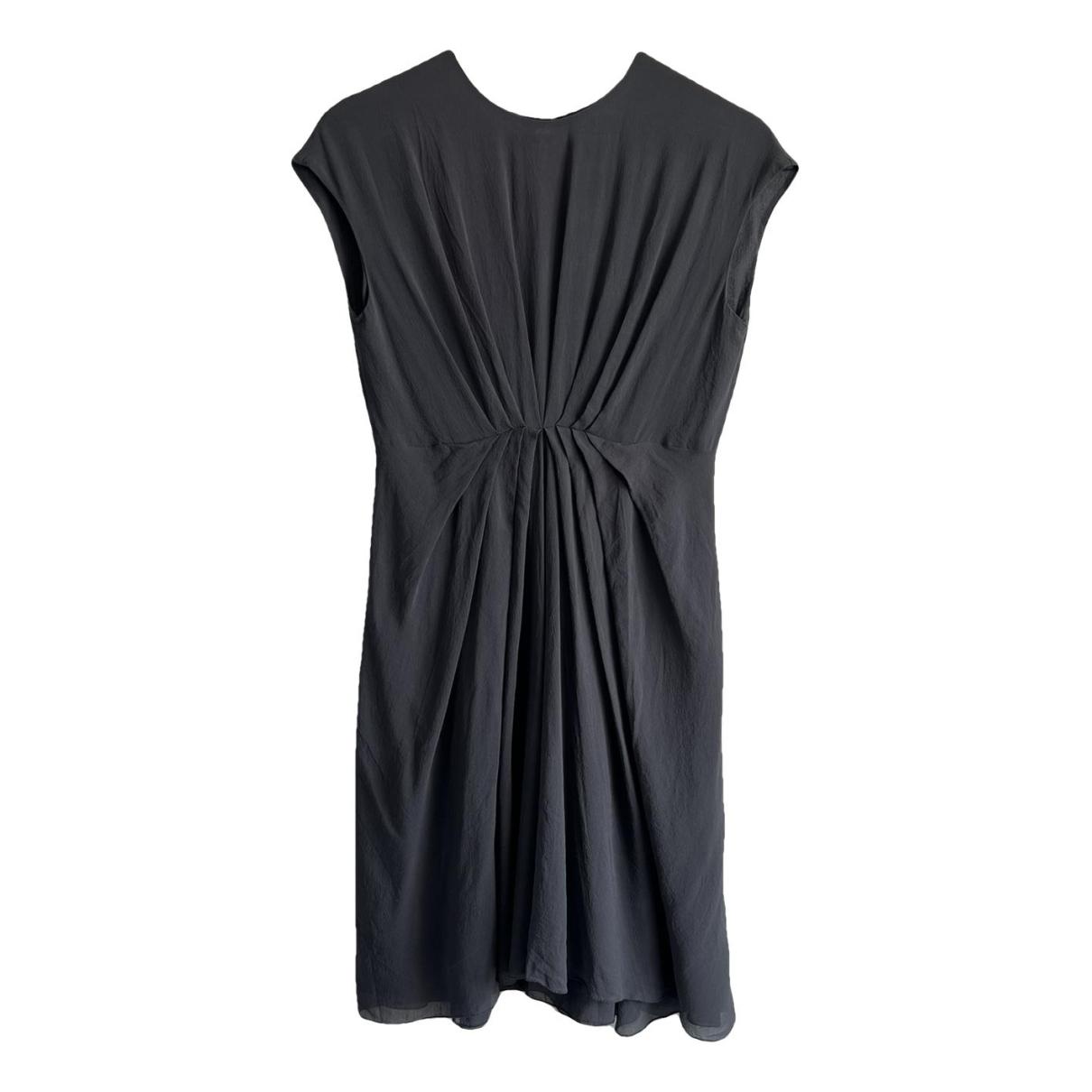 Silk mid-length dress - 1