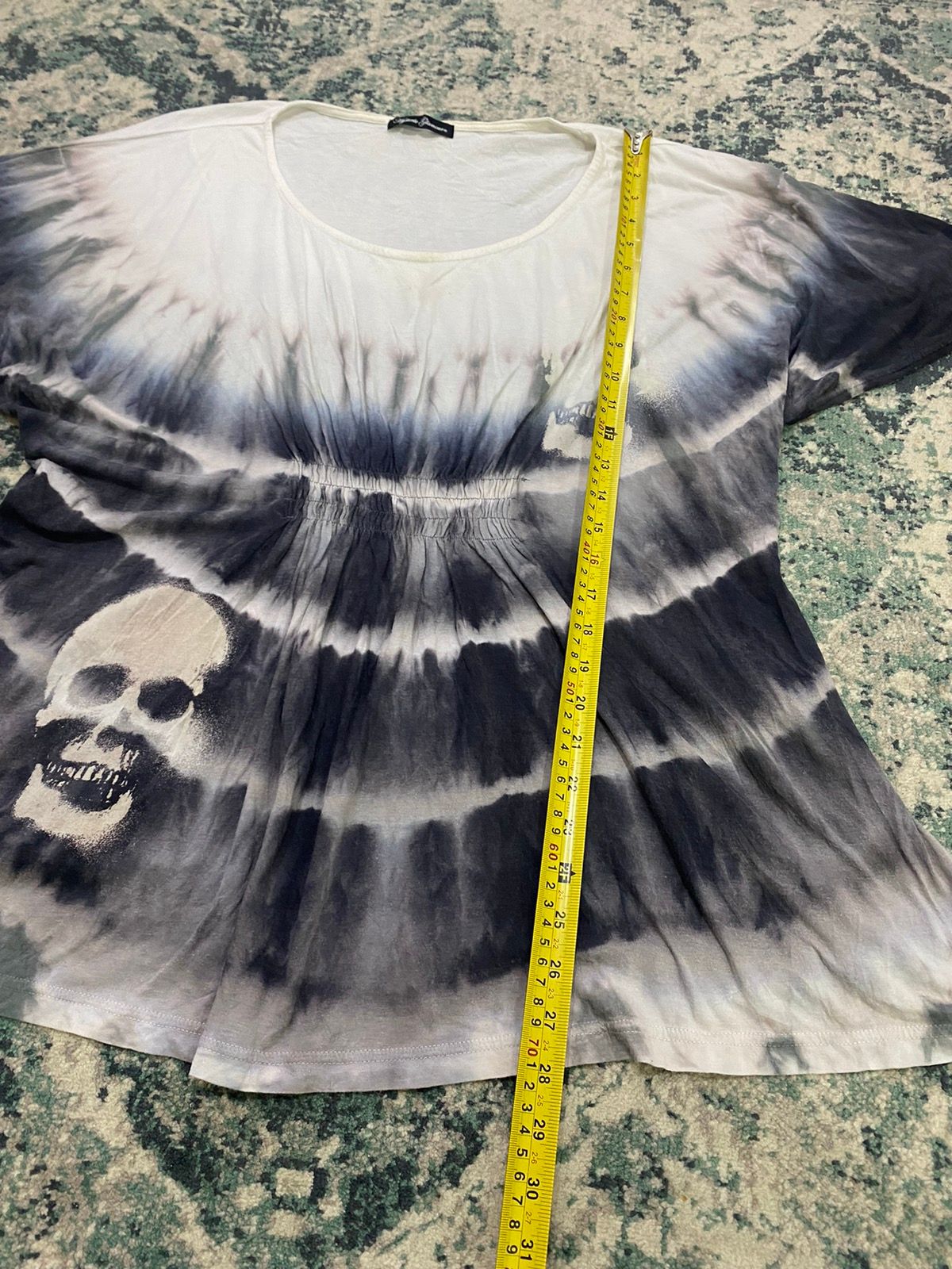 Hysteric Glamour Skull Tie Dye Sleeveless Blouse T-Shirt - 10