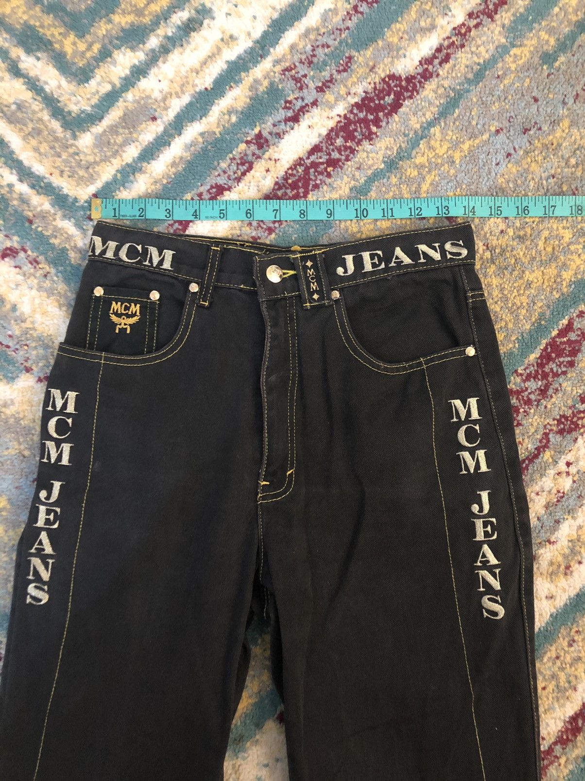 Vintage MCM Jeans Made Italy - 6