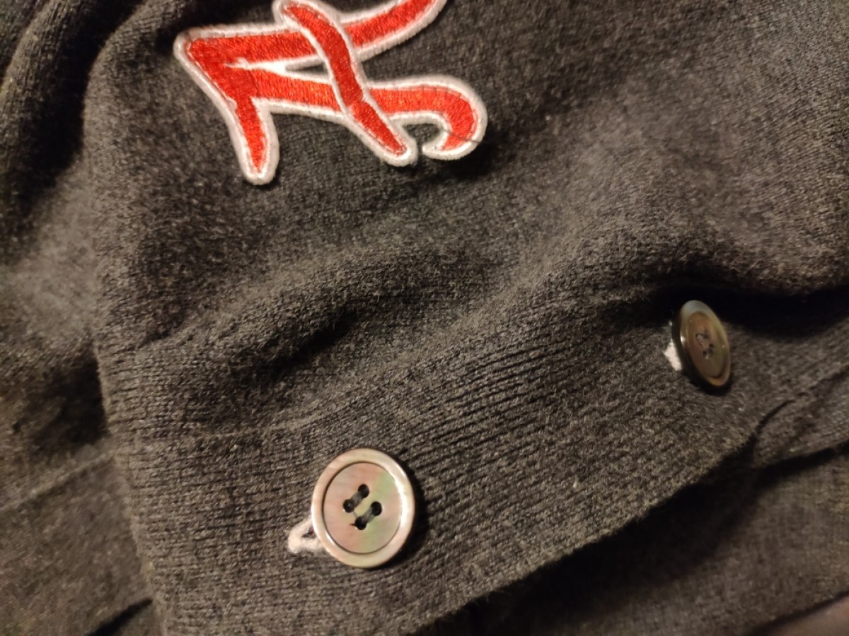 Alpha knit cardigan.Like Undercover or Comme des Garcons - 3