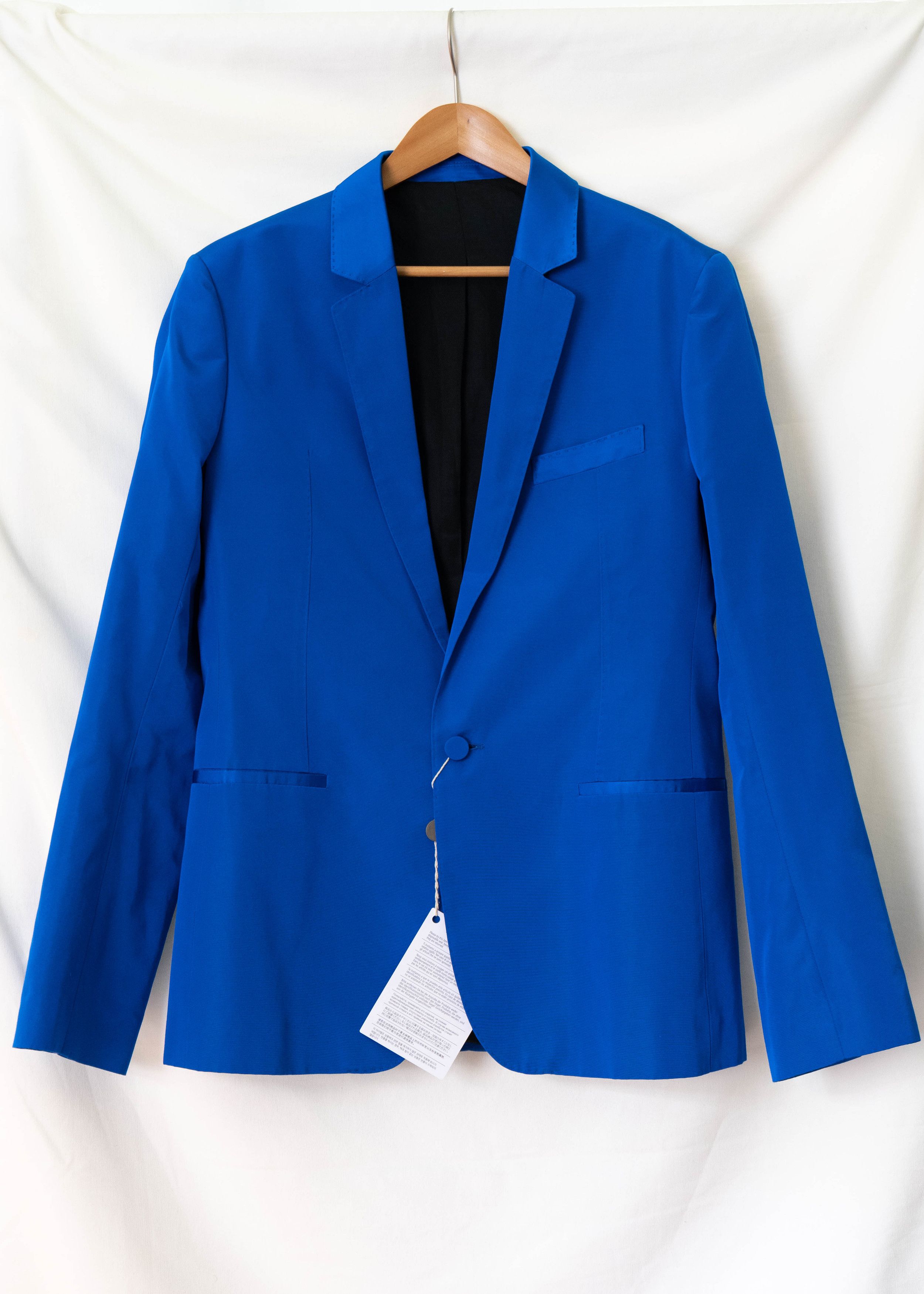 SS20 slim blue jacket - 1