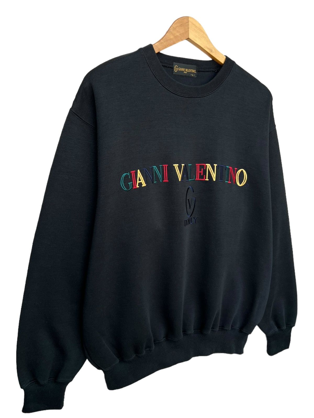 Vintage Gianni Valentino Embroidered Baggy Boxy Sweatshirt - 2