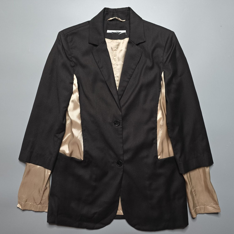 Maison Margiela - MM6 Deconstructed Paneled Blazer - 1