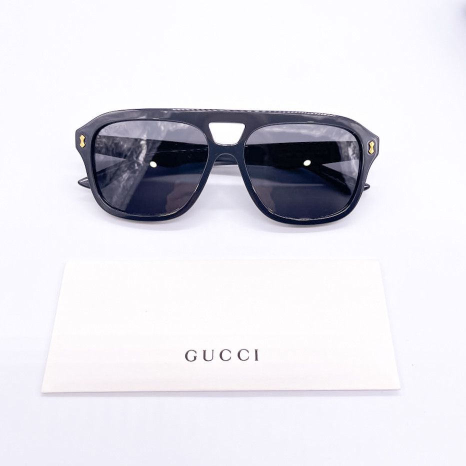 NEW GUCCI SUNGLASSES GG1263S 001 UNISEX AVIATOR GUCCI - 10