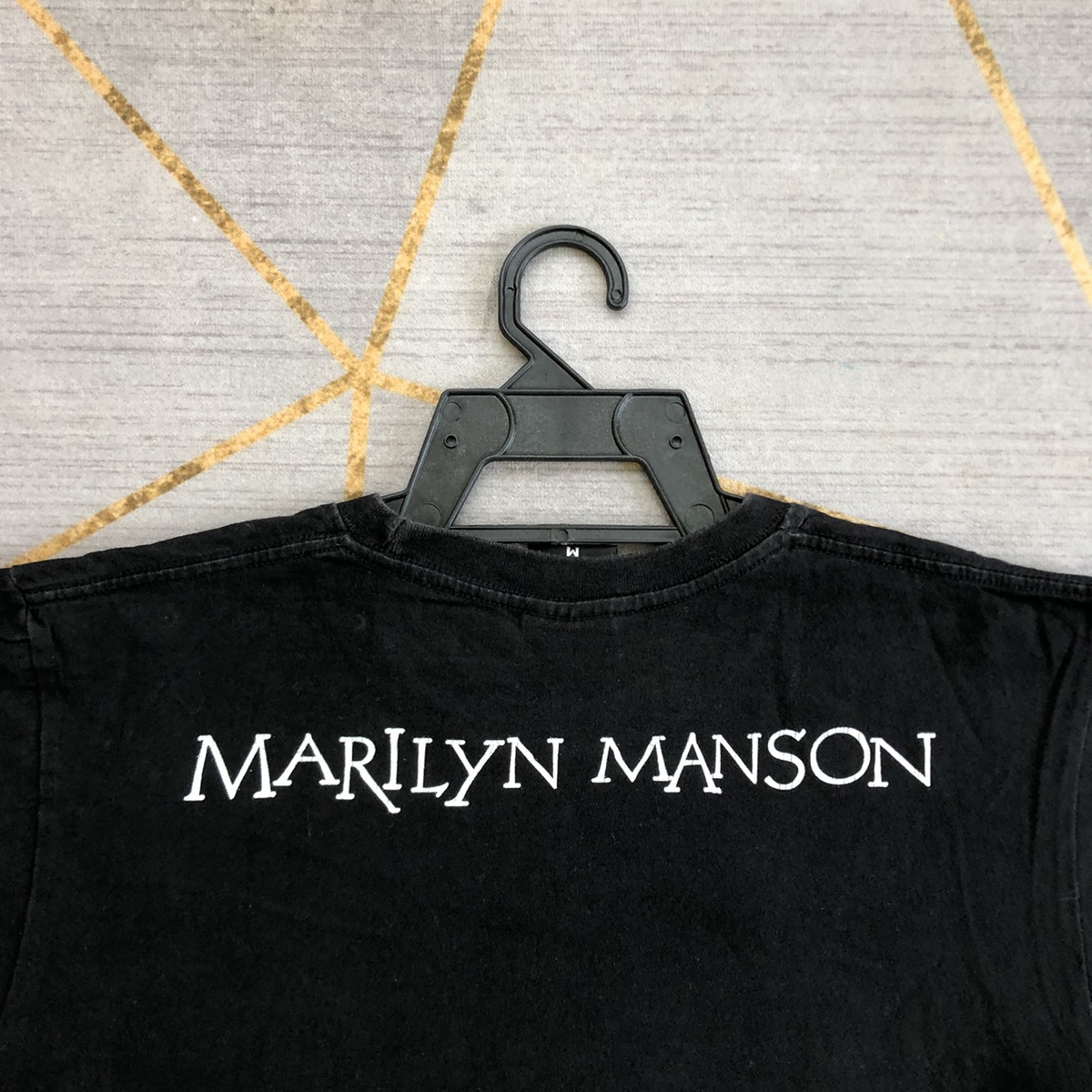 Vintage - Vintage Bootleg Marilyn Manson Band T Shirt Medium Size - 7