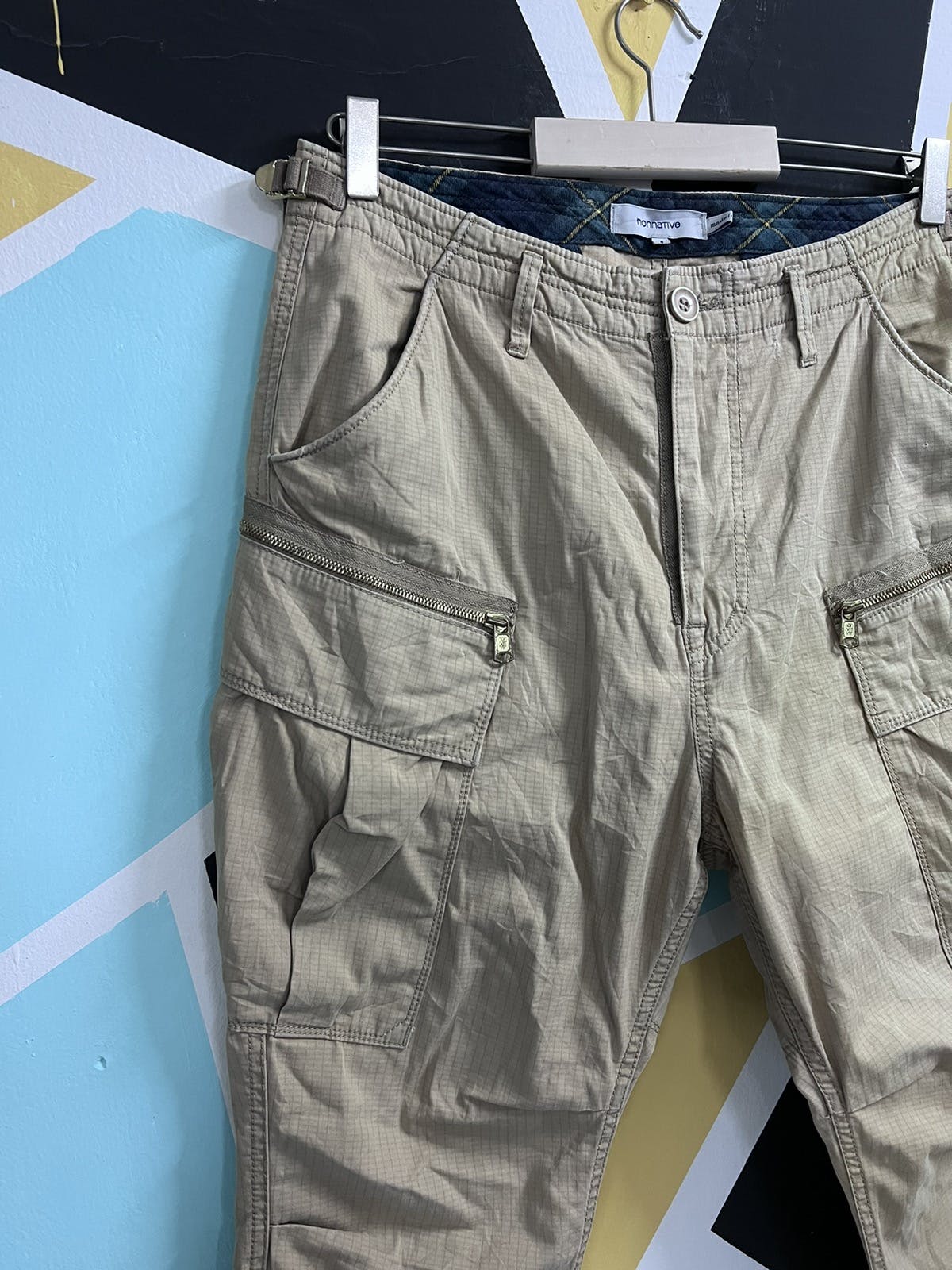 Japanese brand Nonnative parachute Cargo trousers pants - 7