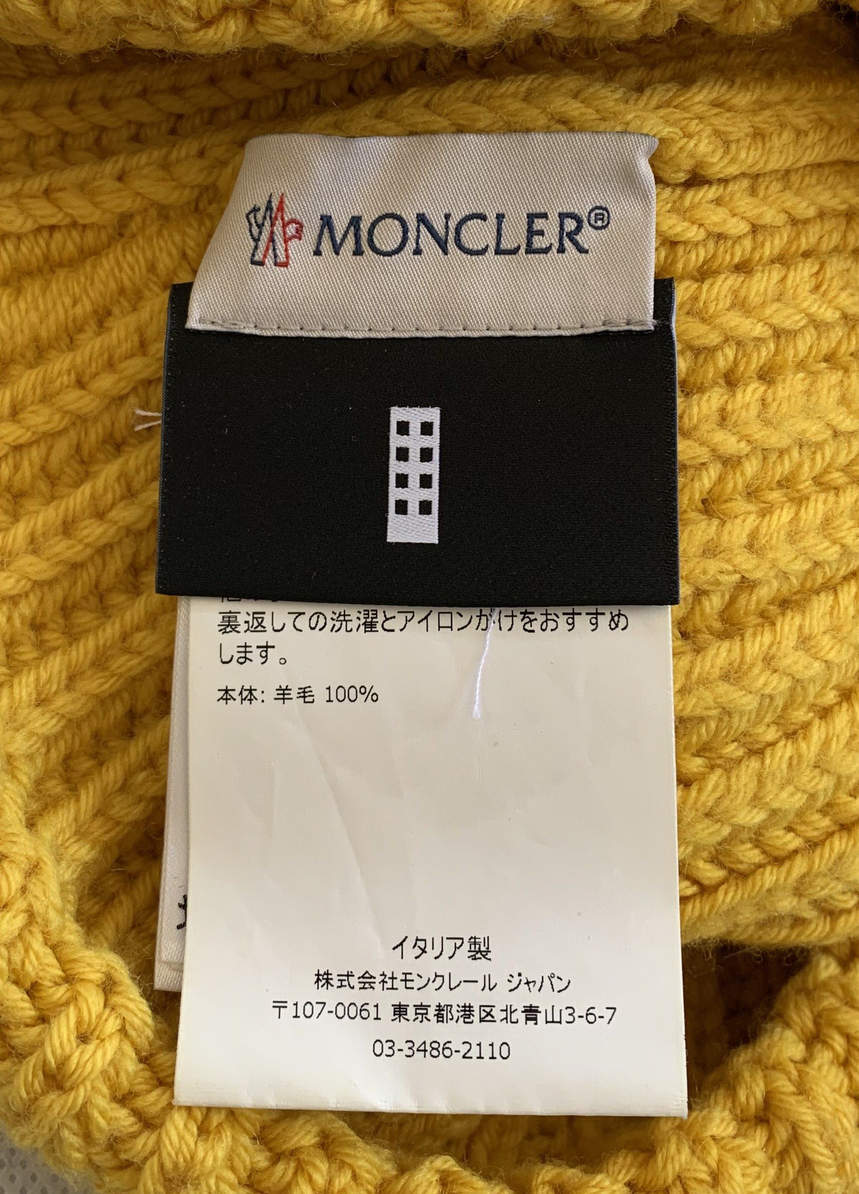 Moncler Oversized Logo Beanie Hat + Bag - 4