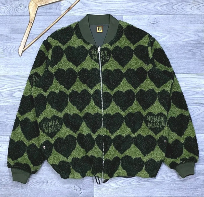 Human Made Heart Fleece - 1