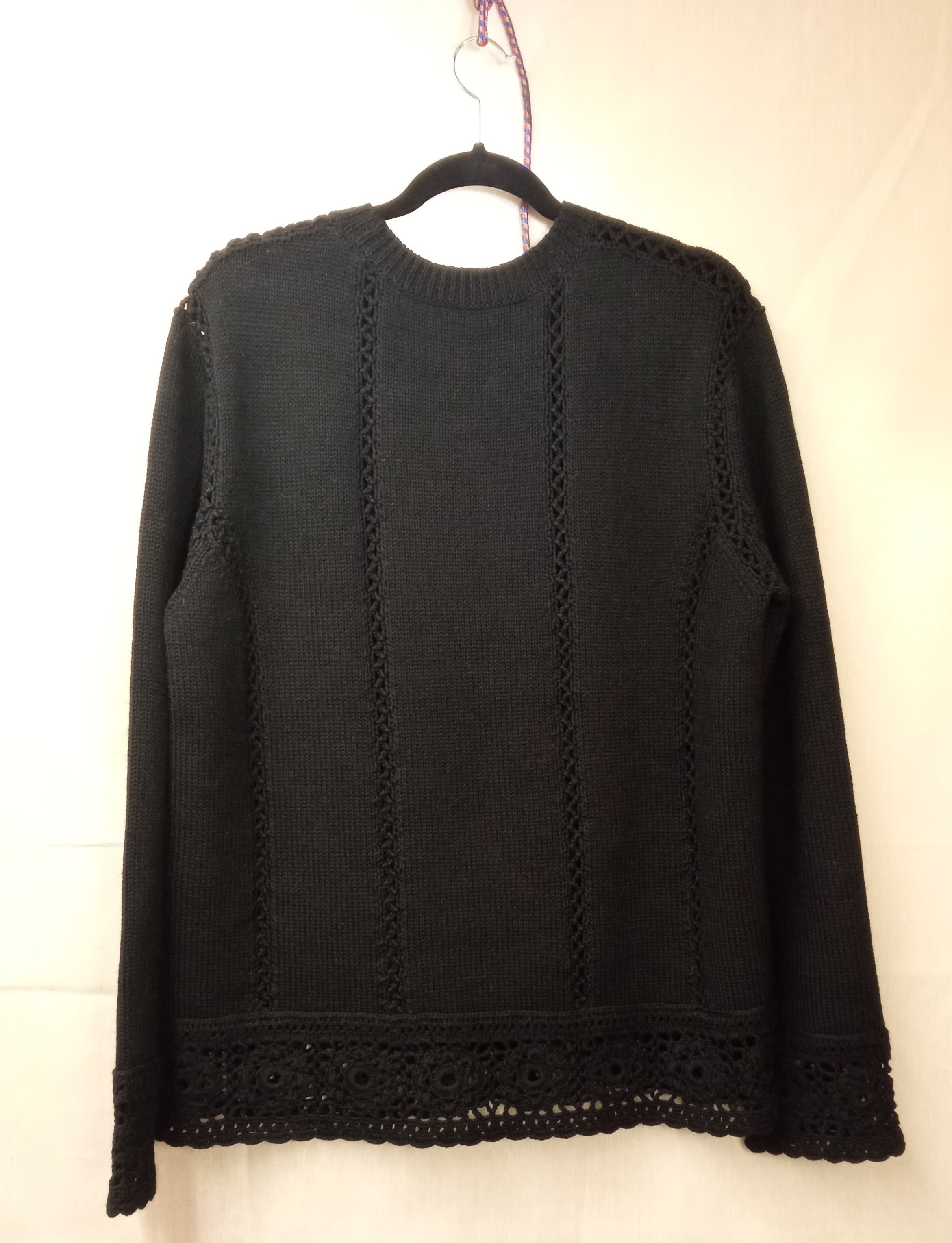 Dries Van Noten Knitwear with Knitted Lace Hems - 2