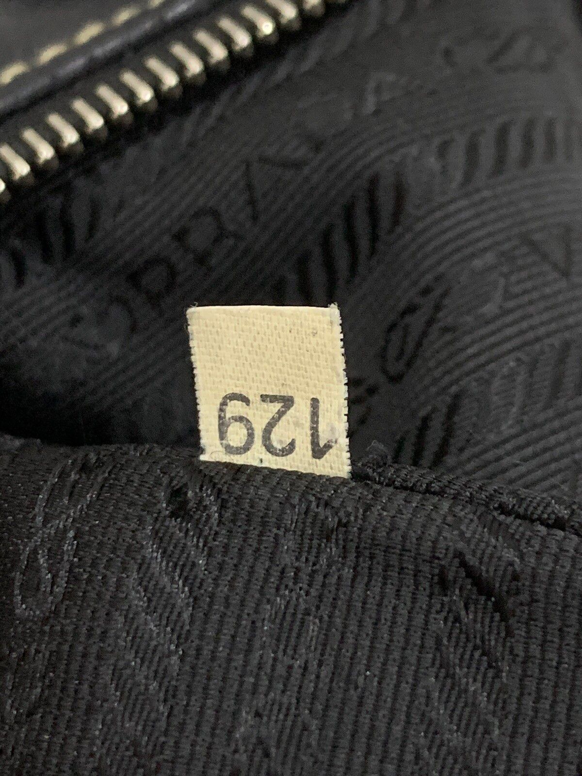 Authentic Prada black leather and nylon shoulder bag - 16