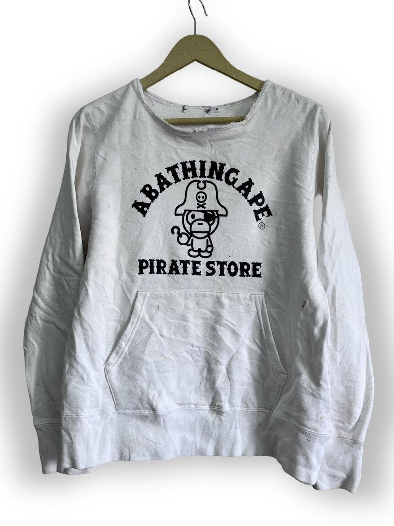 Baby Milo BAPE Pirate Store Sweatshirt Nigo Japan - 1