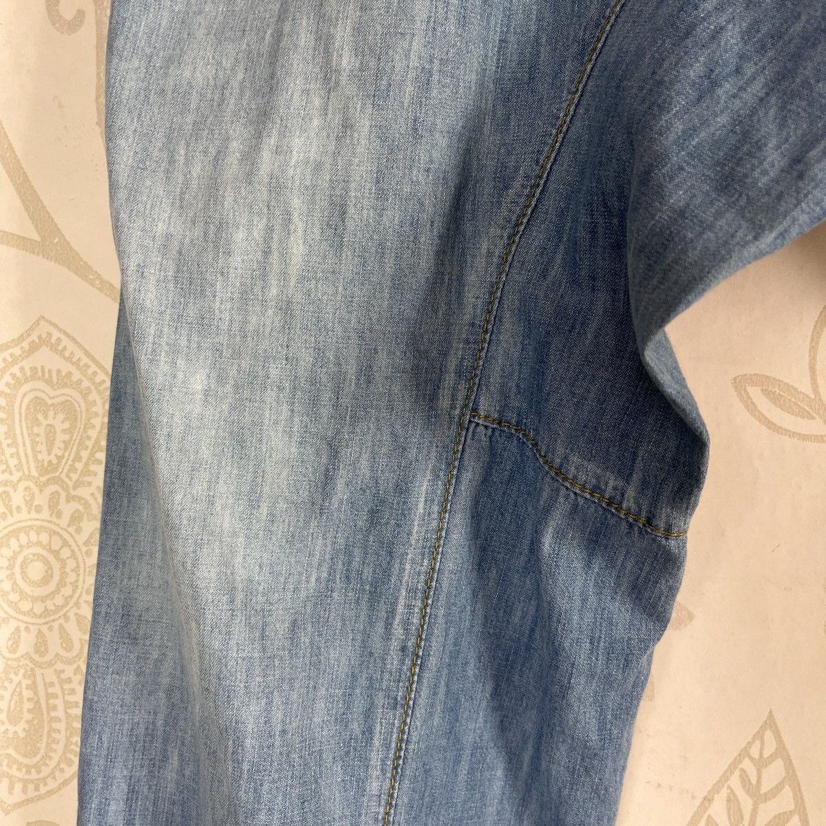 Issey Miyake Assymmetrical Cabane De Zucca Denim Jeans Japan - 12