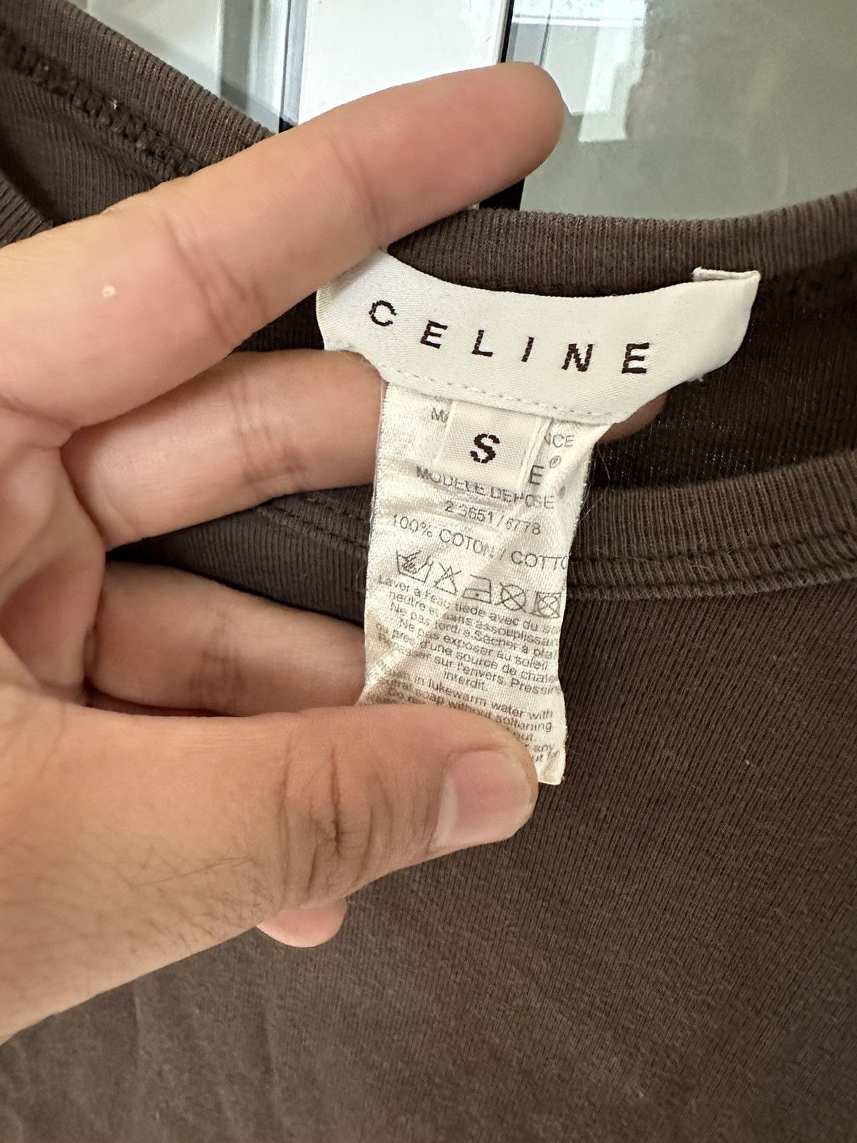 Celine Logo Tank Top Made In France - 11