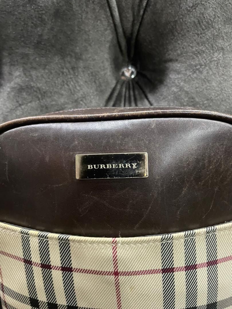 Authentic Vintage Burberry Nova Check Crossbody Shoulder Bag - 12