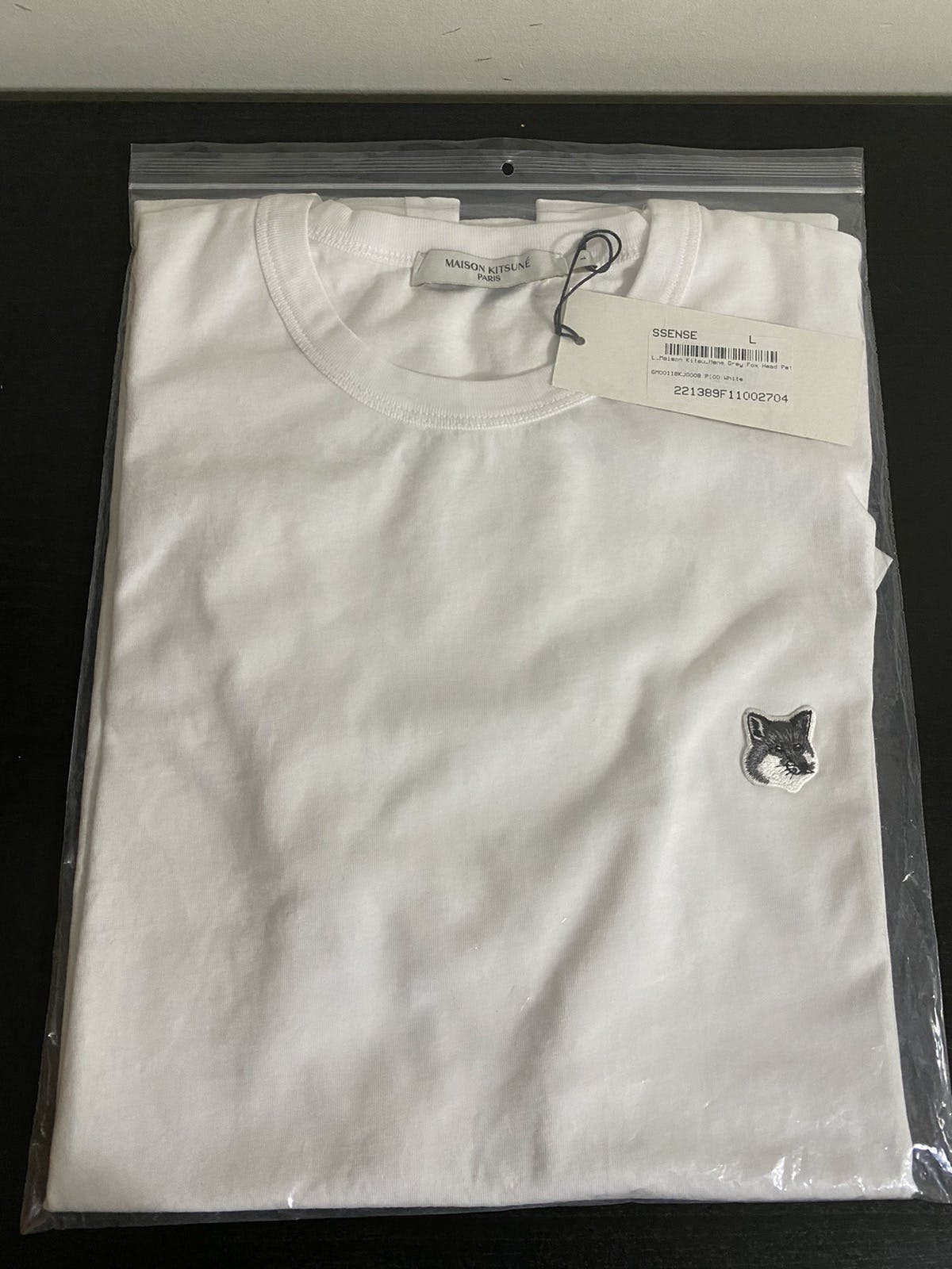 Maison Kitsune White Fox Head T-Shirt - 2