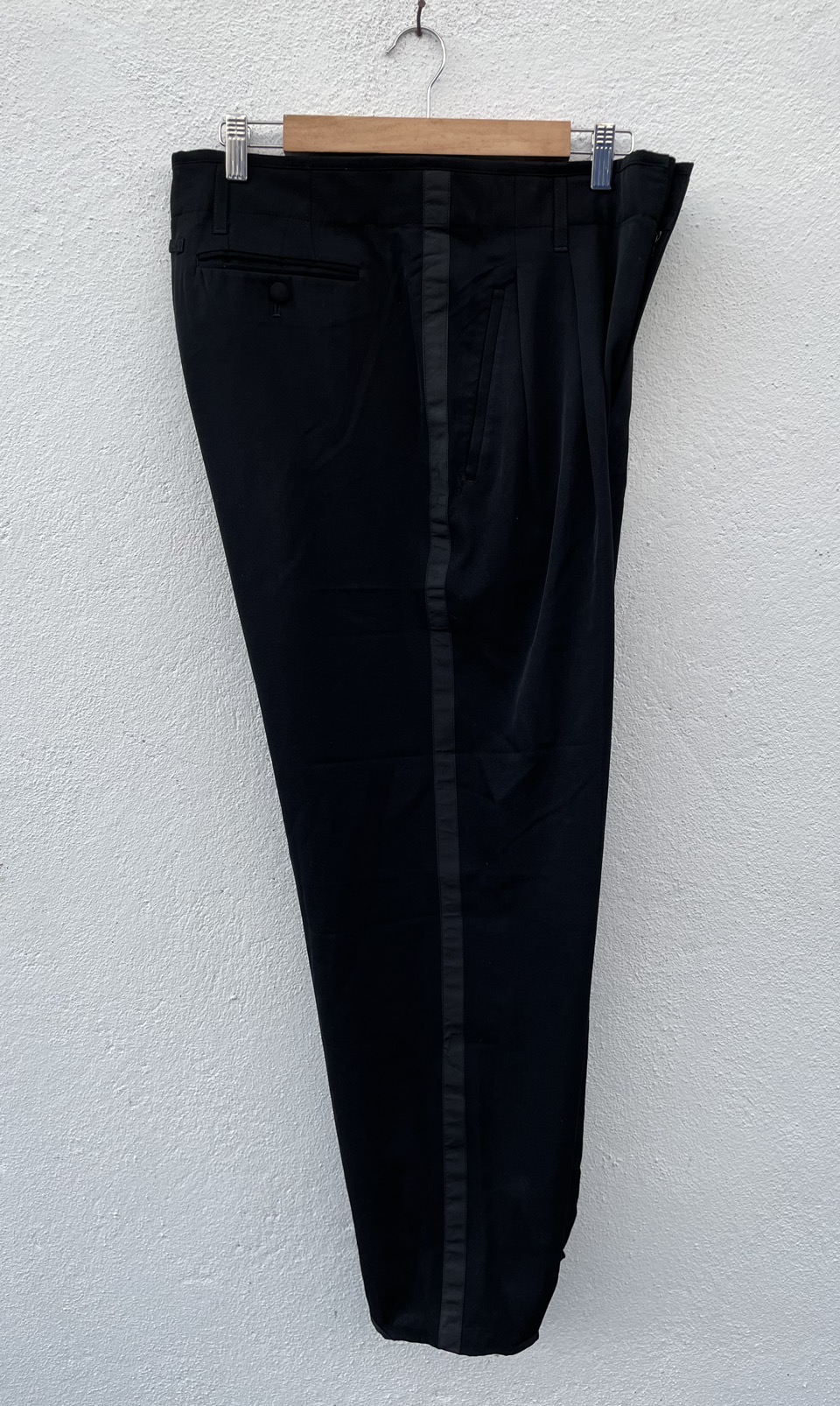 Jean Paul Gaultier Homme Tuxedo Wool Pant - 1