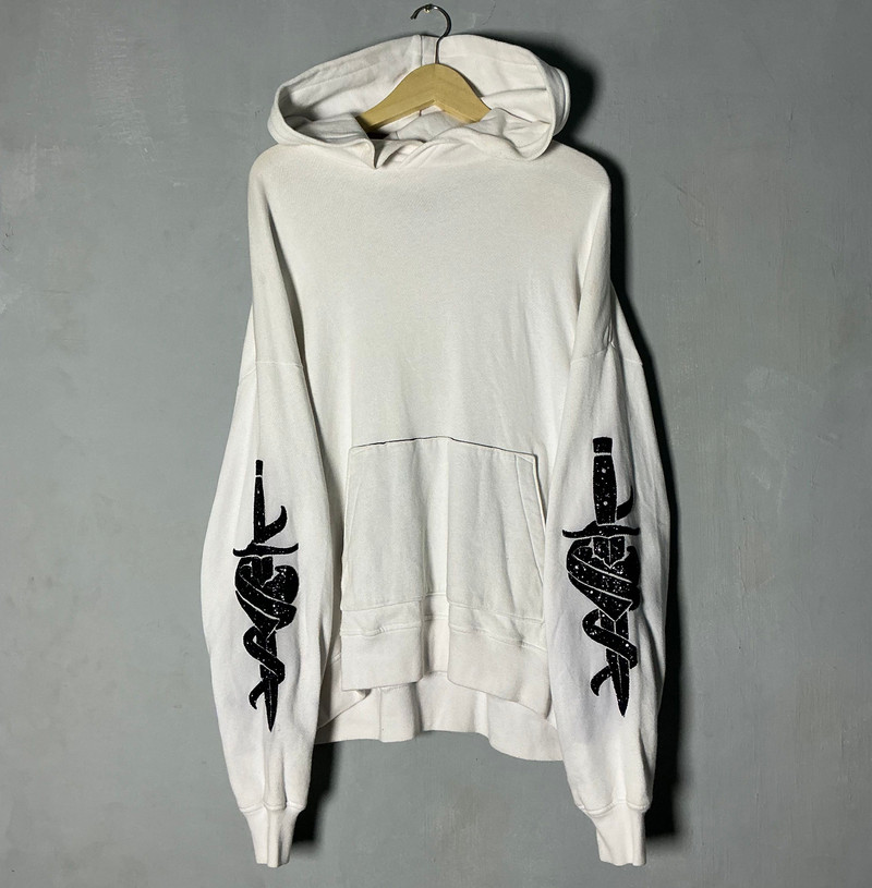 Amiri glitter dagger hoodie - 1