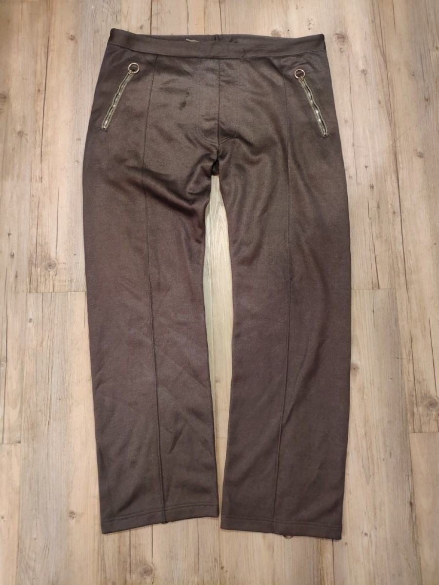 Green wide pants.Like Needles or Palm angeld track pants - 2