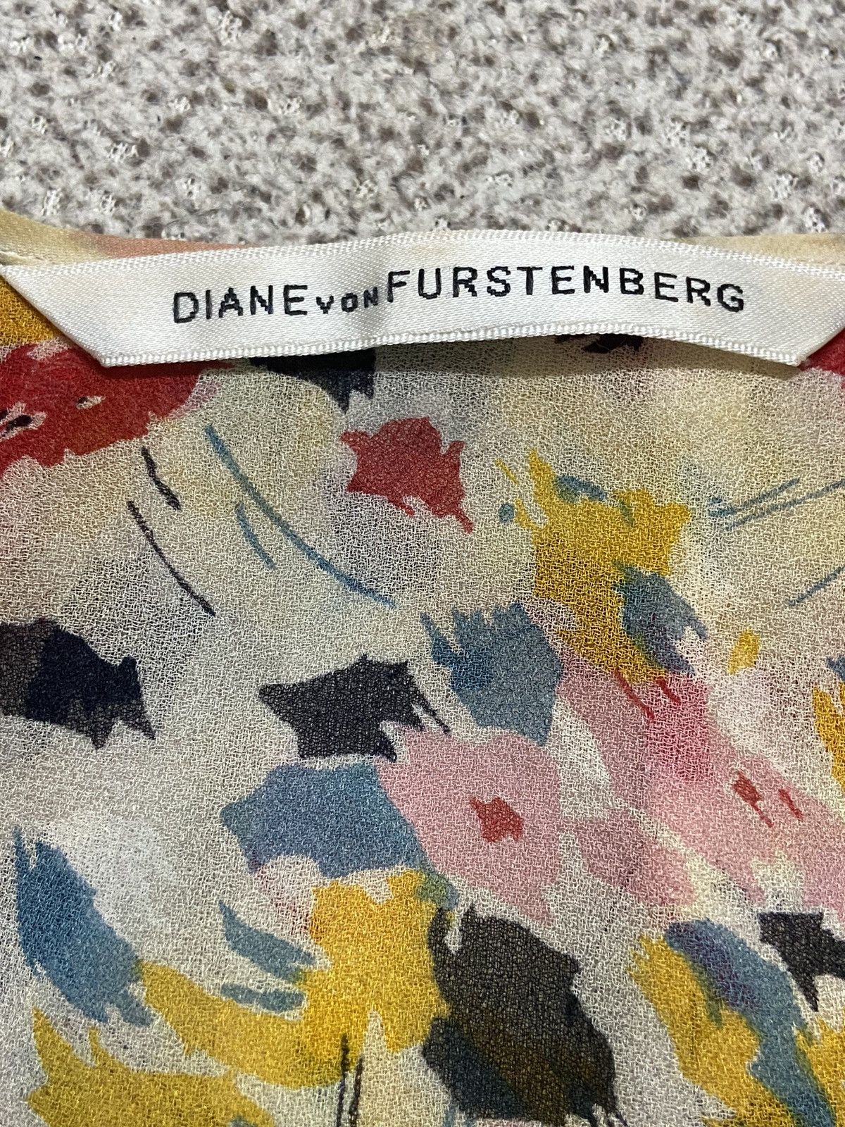 Diane von Furstenberg Floral Blouse - 3