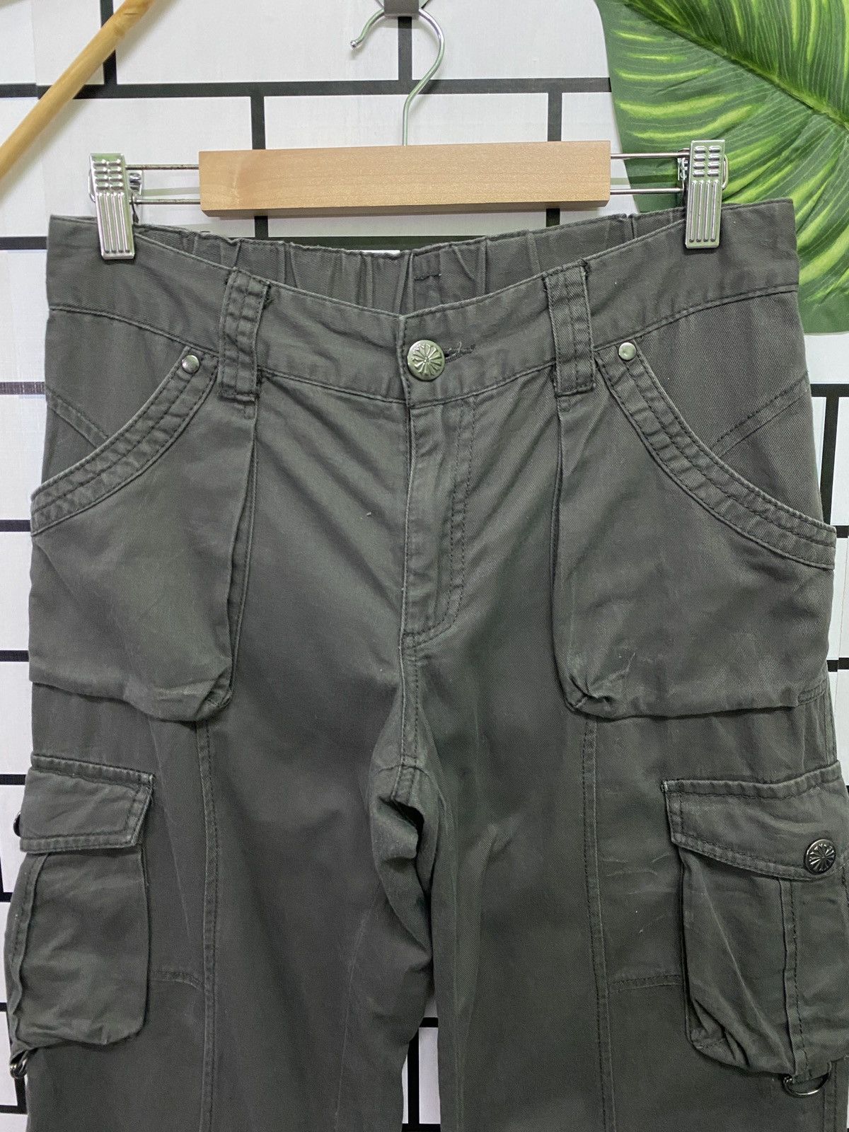 Japanese Brand - Unknown Cargo Japanese Tactical MultiPocket Parachute Pants - 8