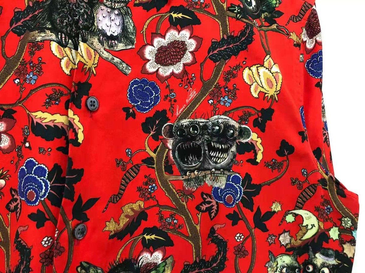 Chapman brothers garden of hell button up shirt - 3