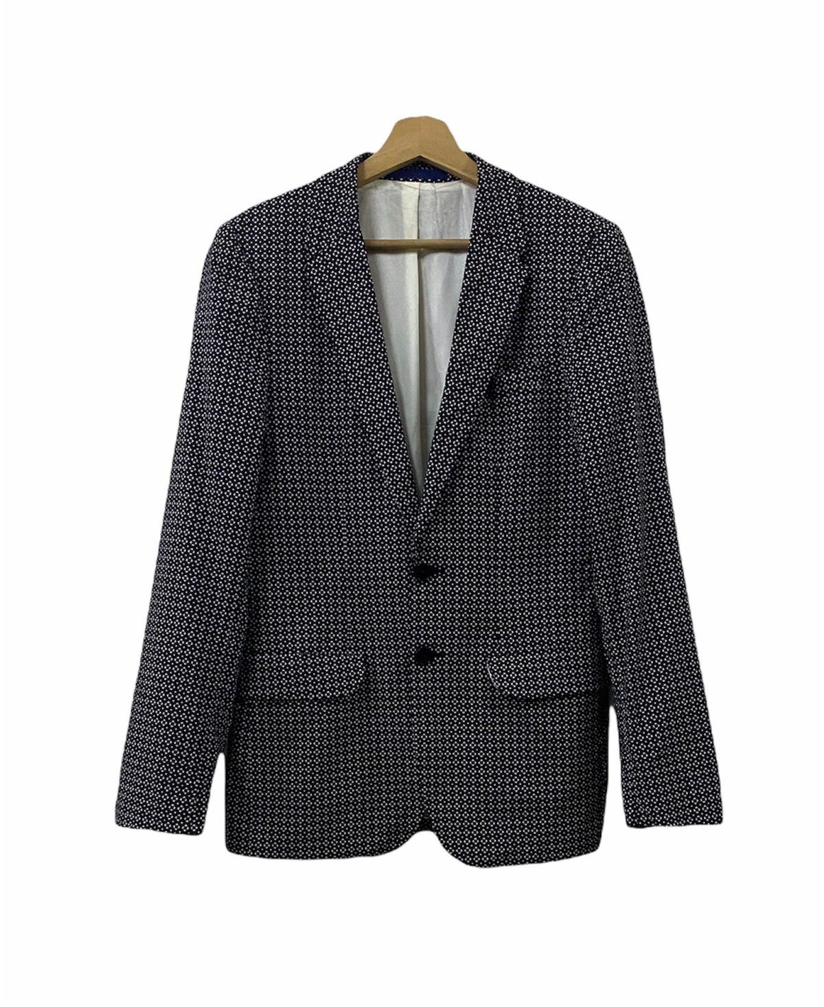 Rare🌑Paul Smith Uk Blazer Style Jacket Geometric Design - 1