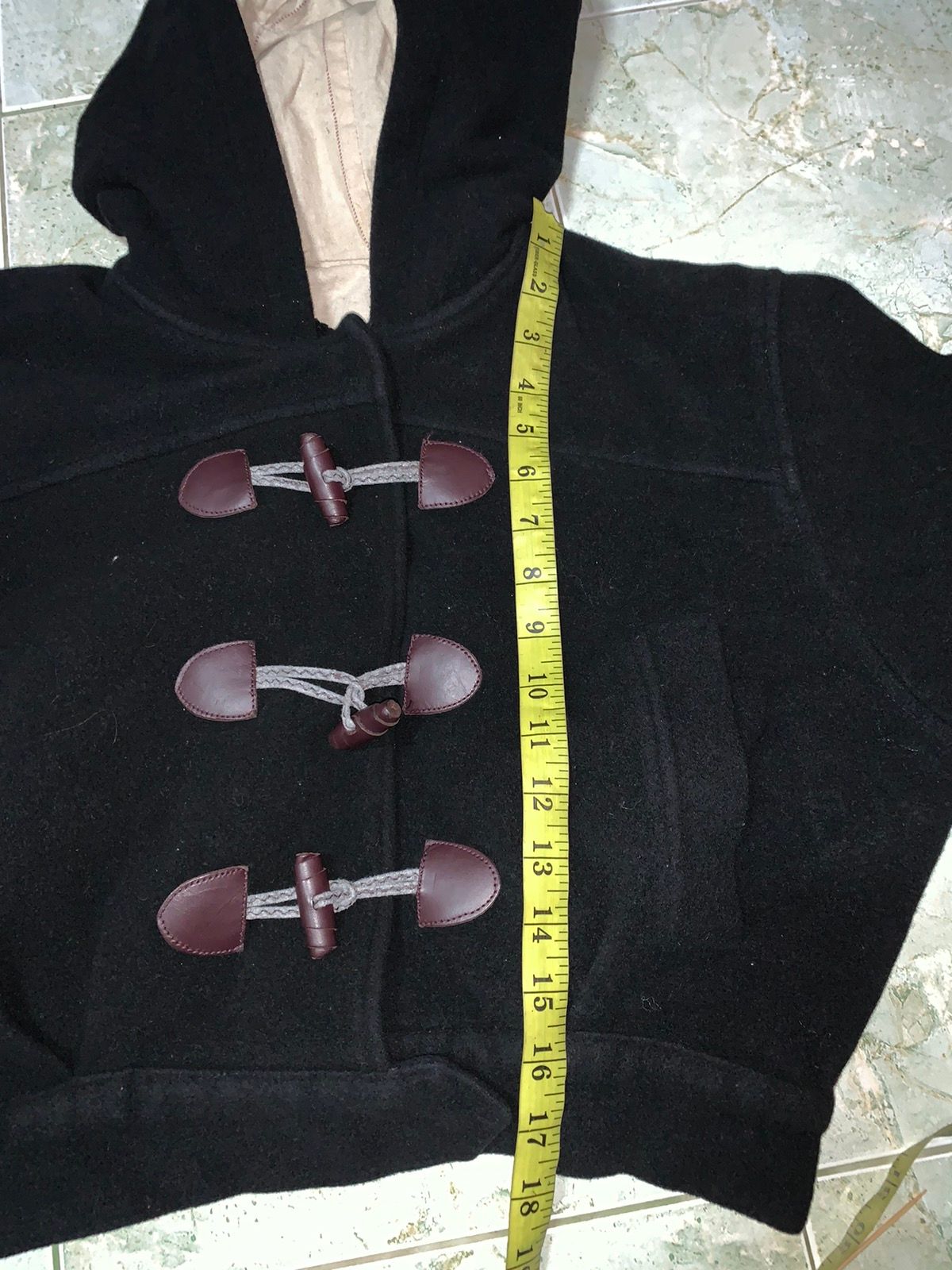 Vintage Sisley Crop Top hoodies jacket wool - 10