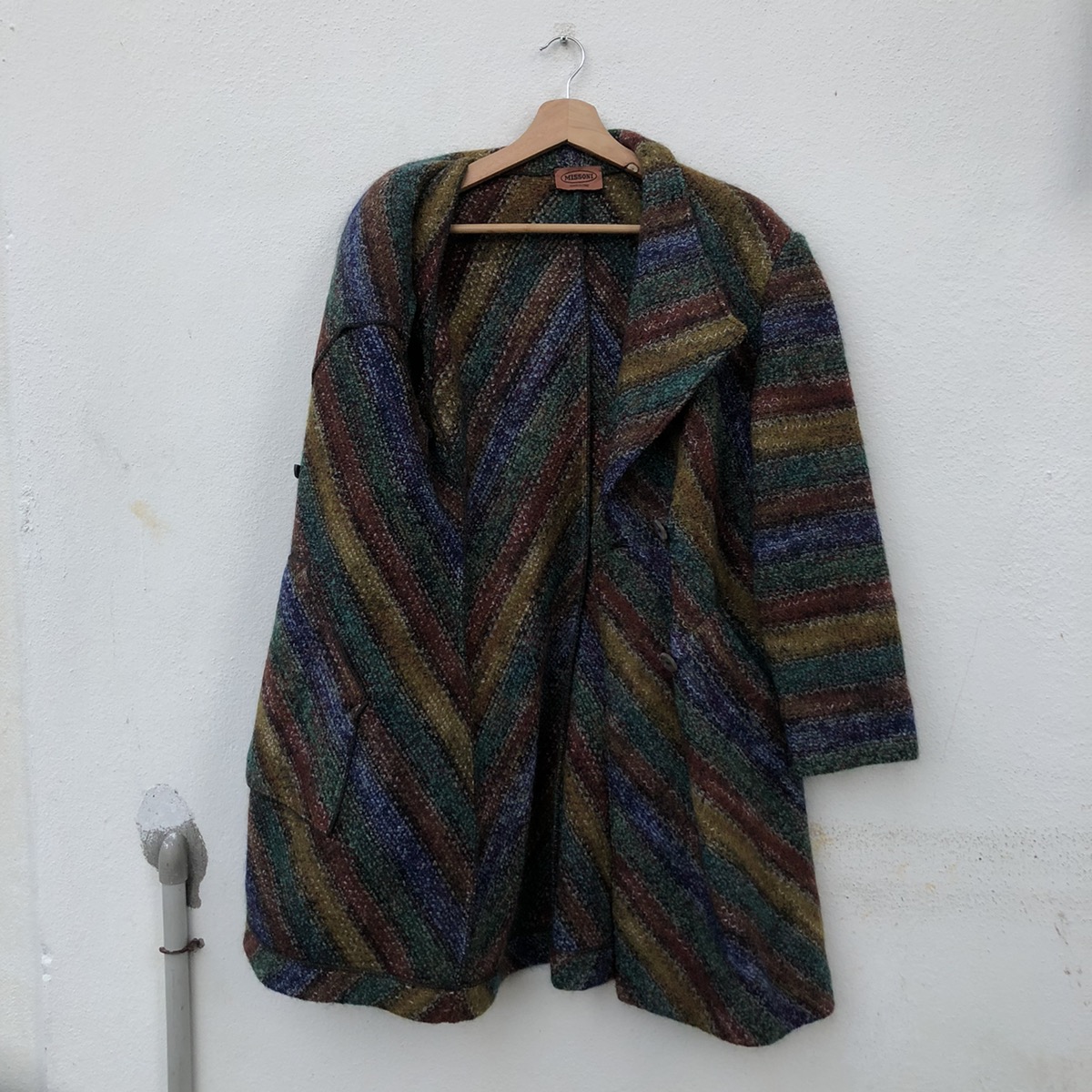 LONG JACKET WOOL MISSONI MADE IN ITALY - 9