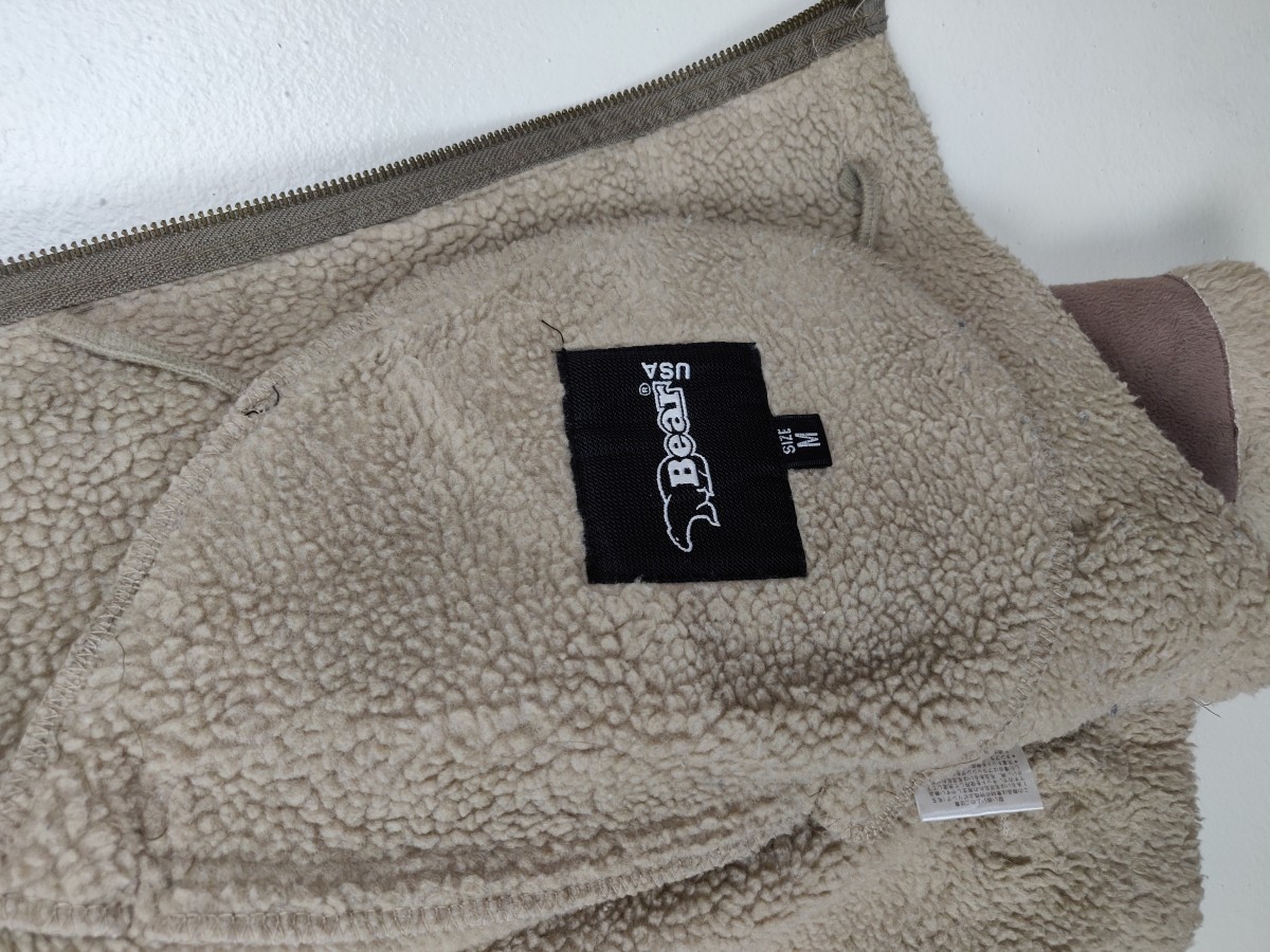 Made In Usa - Vintage Bear USA B-3 Style Sherpa Winter Jacket Outerwear - 6
