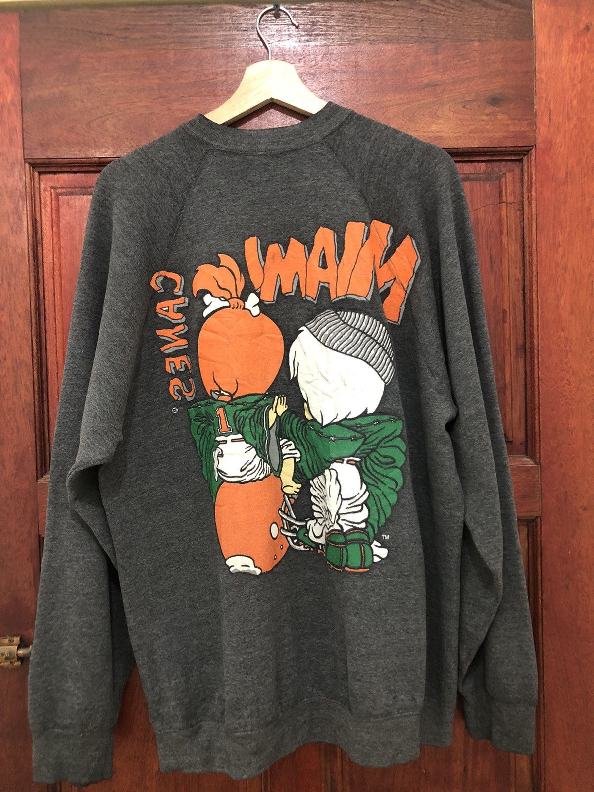 Vintage 1993 The Flintstones Kids Mirror Sweatshirt - 2