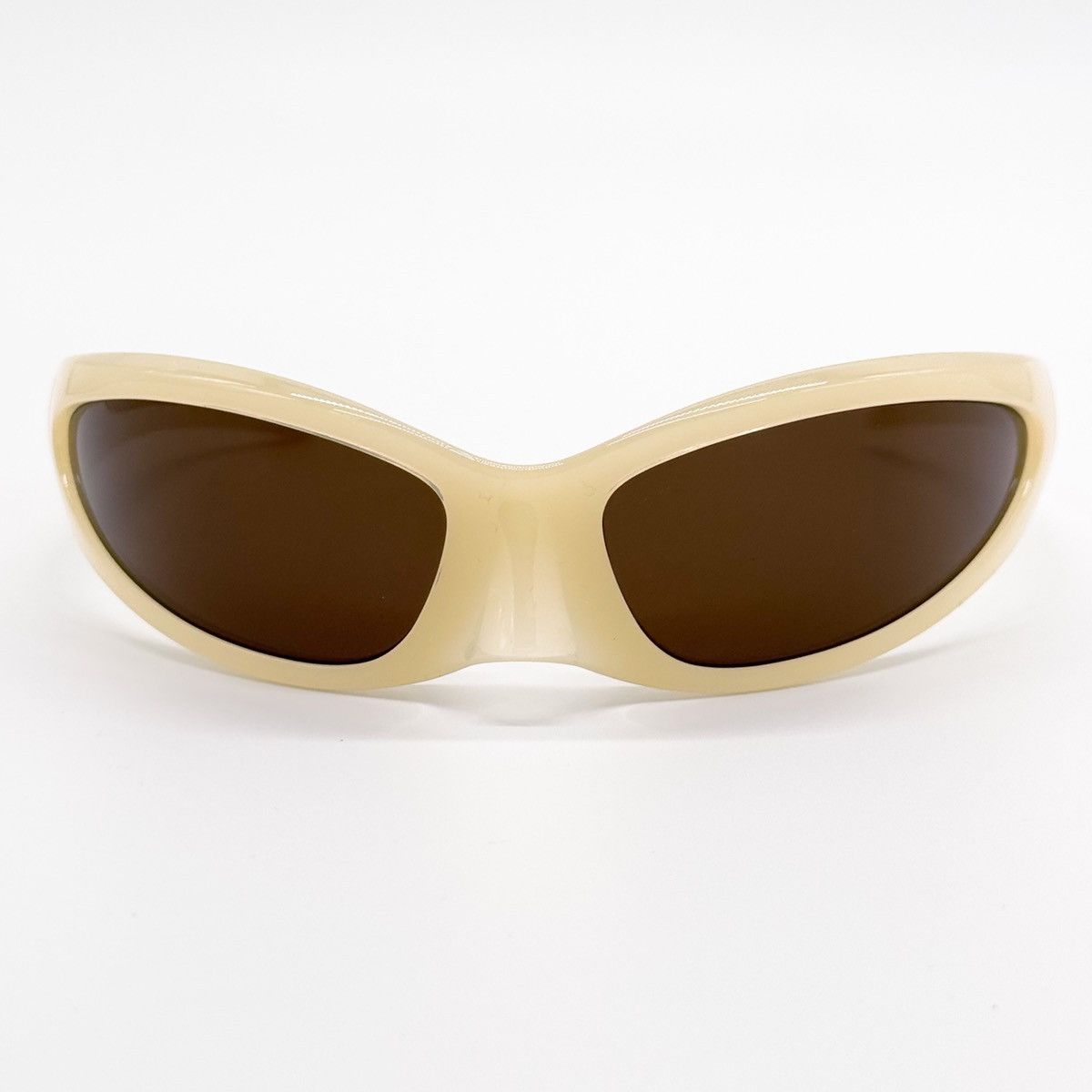 NEW BALENCIAGA BB0251S 003 OVAL YELLOW UNISEX SUNGLASSES - 4