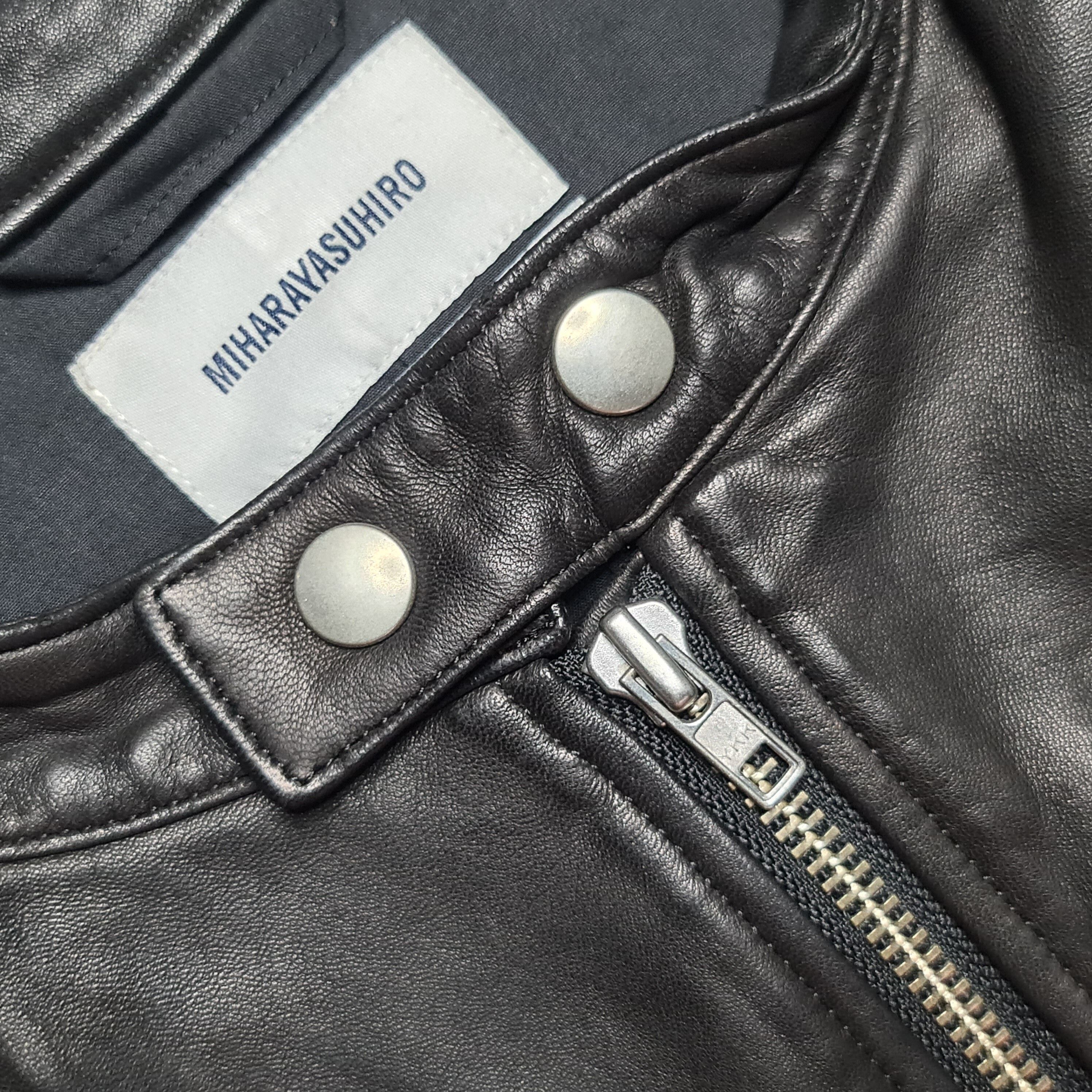 Miharayasuhiro - Archive Racer Leather Jacket (Womens) - 4