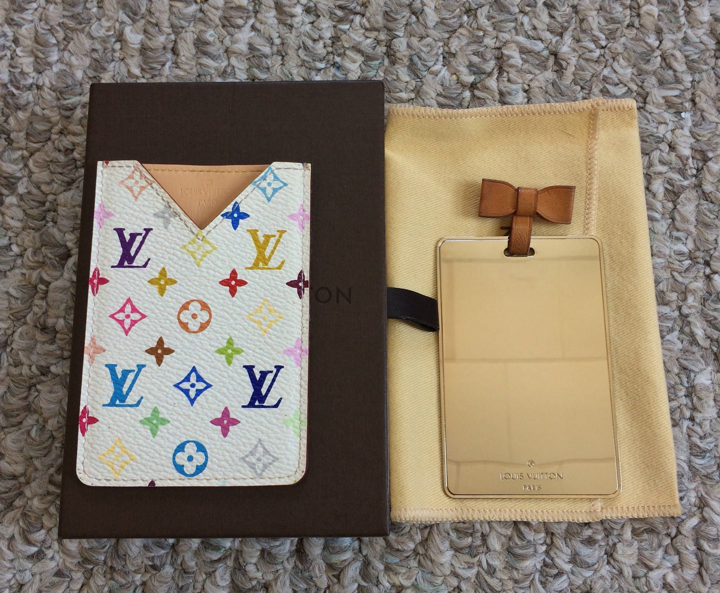 S/S 2003 Vuitton x Murakami Monogram Card Holder+Mirror - 3