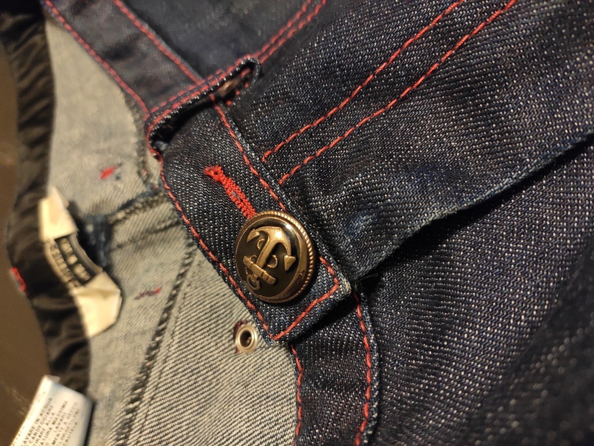 GRAIL! SS08 logo denim pants.Like Saint Laurent - 6