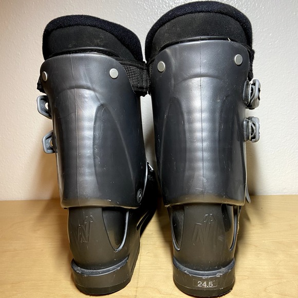 Nordica B9W Ski Boots Mondo 4 Micro Adjust Alu Buckles Black 240/245 - 4
