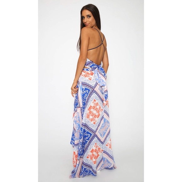 Peppermayo Patchwork Printed Wrap Skirt Set - 3