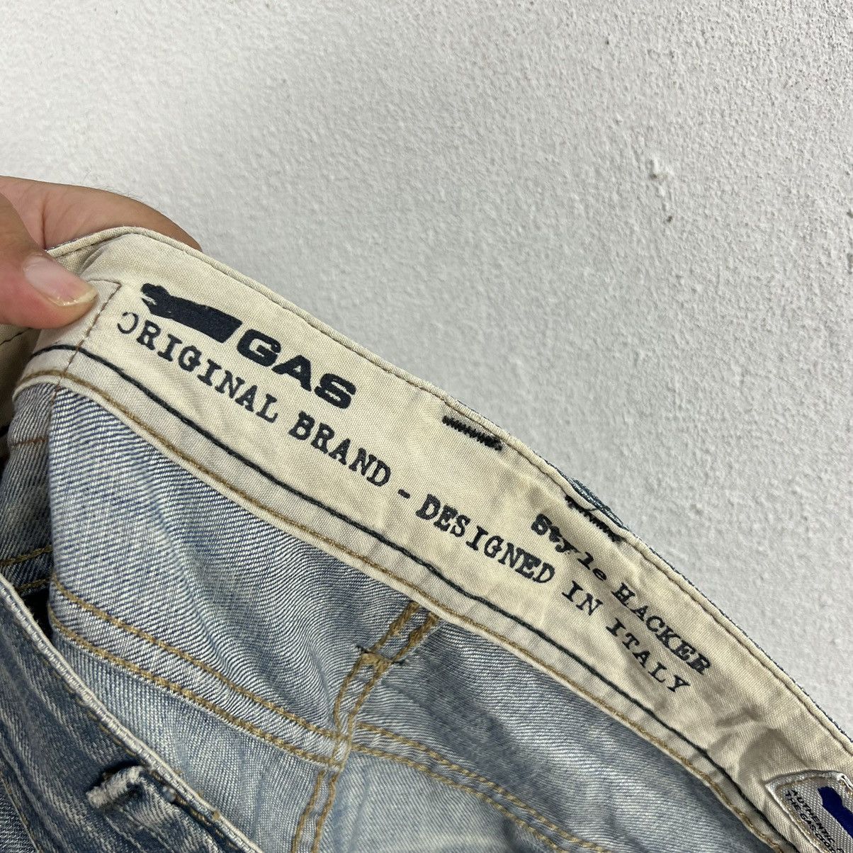 VINTAGE GAS MADE IN ITALY DISTRESSED DENIM - 12