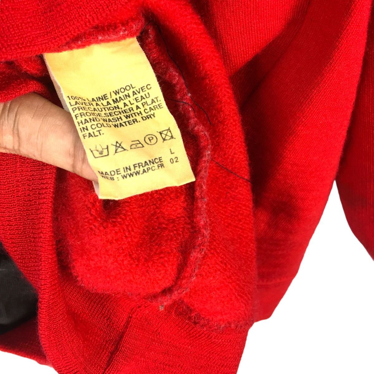 Vintage APC Ripped Destroy Patchwork Hoodie - 9