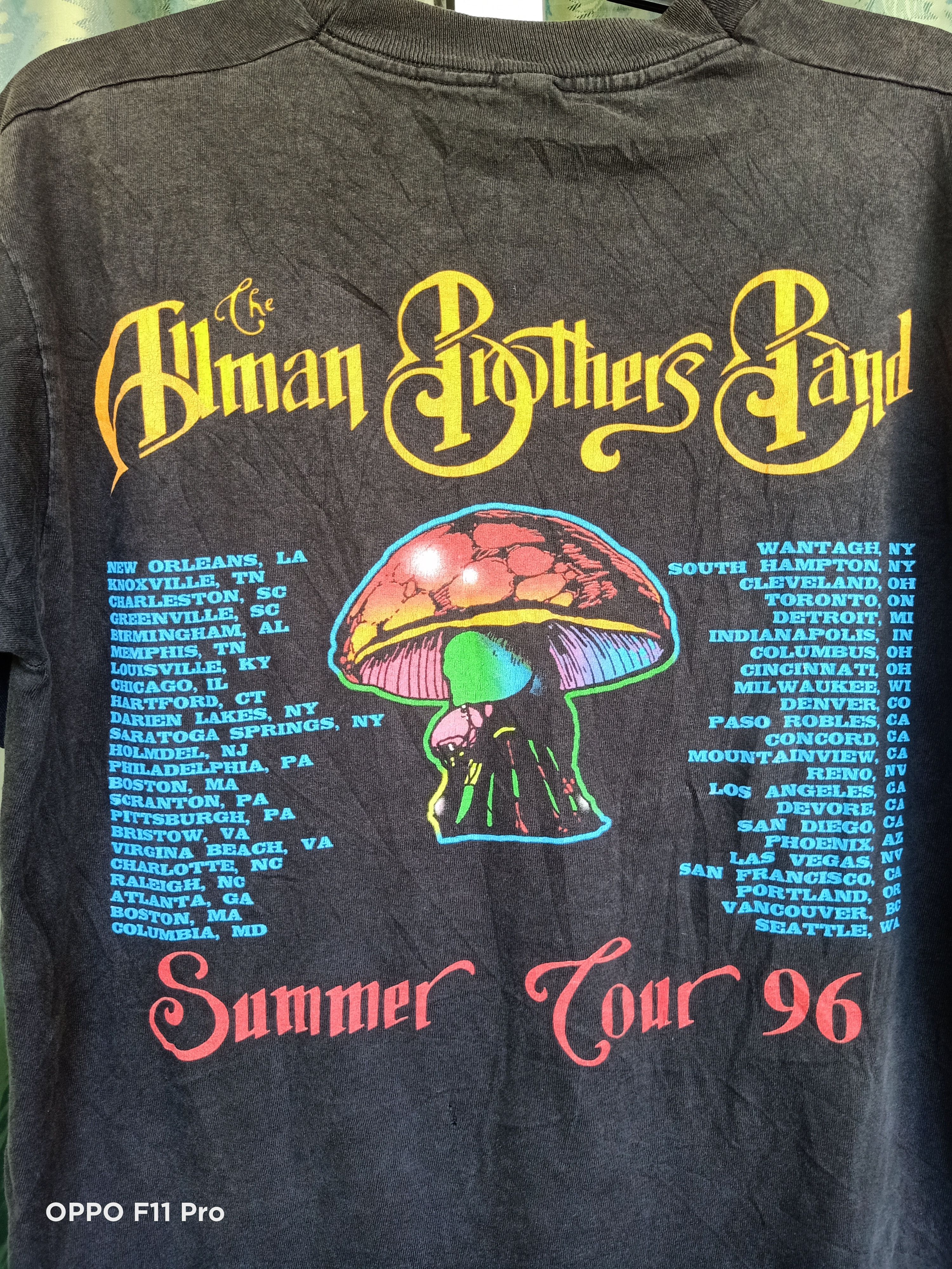 Vintage distressed The Allman Brothers Tour 93 - 6