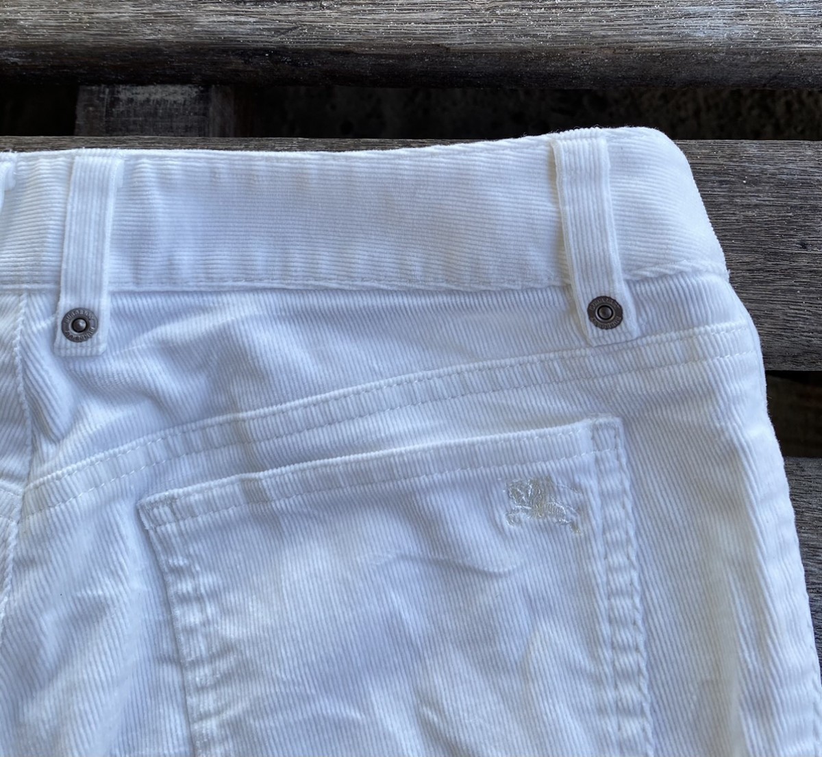 Burberry London Denim Corduroy Pants Made in Japan - 8