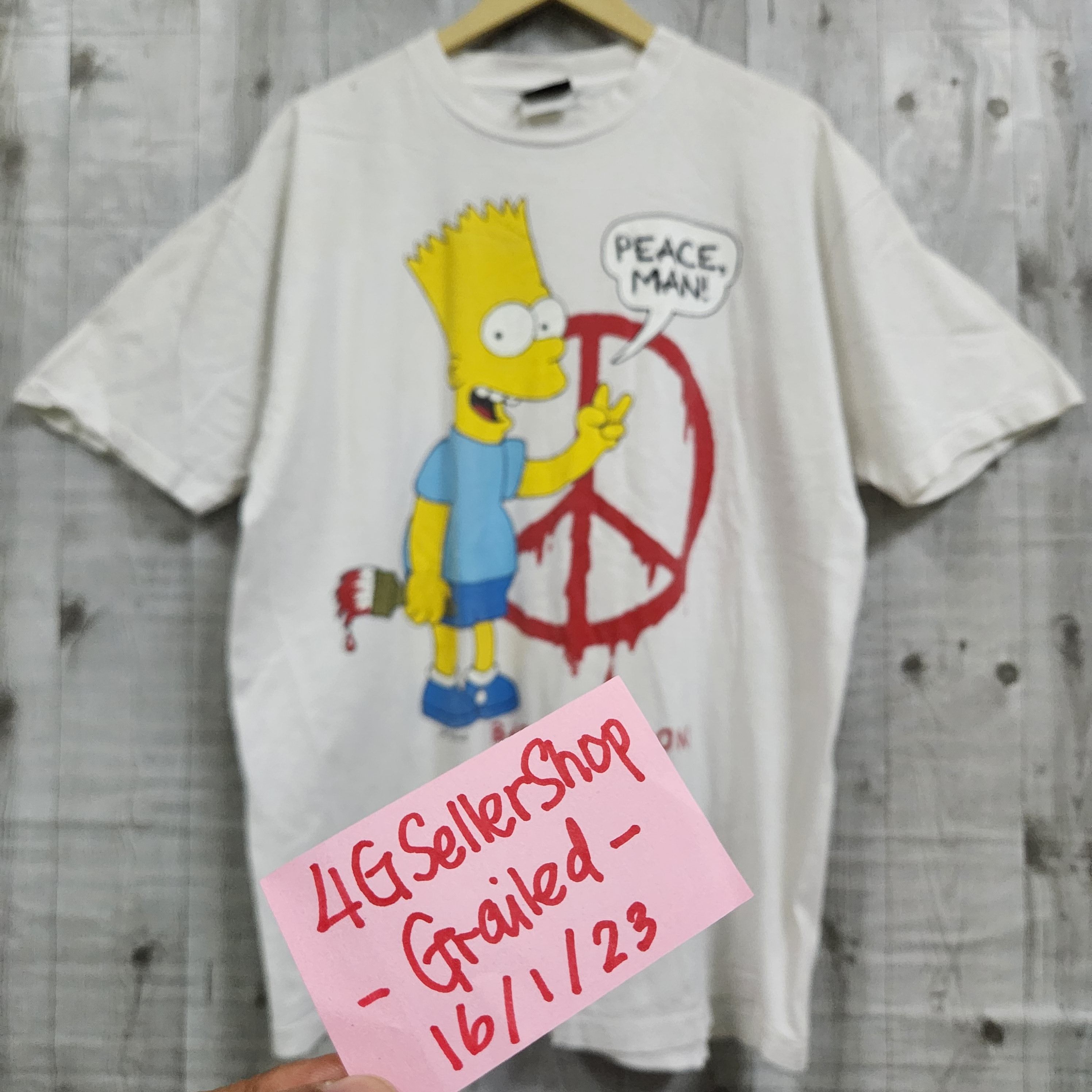 Vintage Bart Simpson Matt Groening TShirt Single Stitches - 22