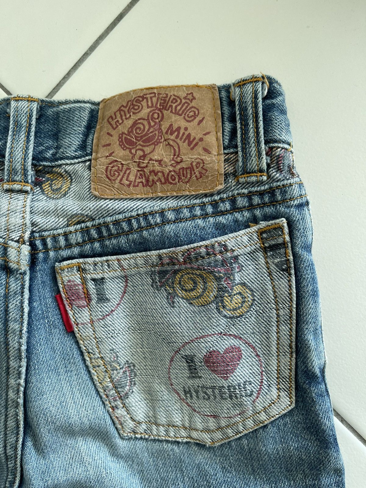 VINTAGE HYSTERIC GLAMOUR KIDS JEANS - 3