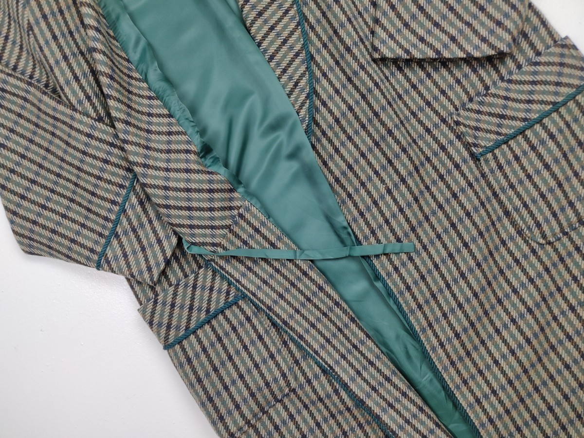 Aquascutum - Long Coat Checkered Jacket - 6