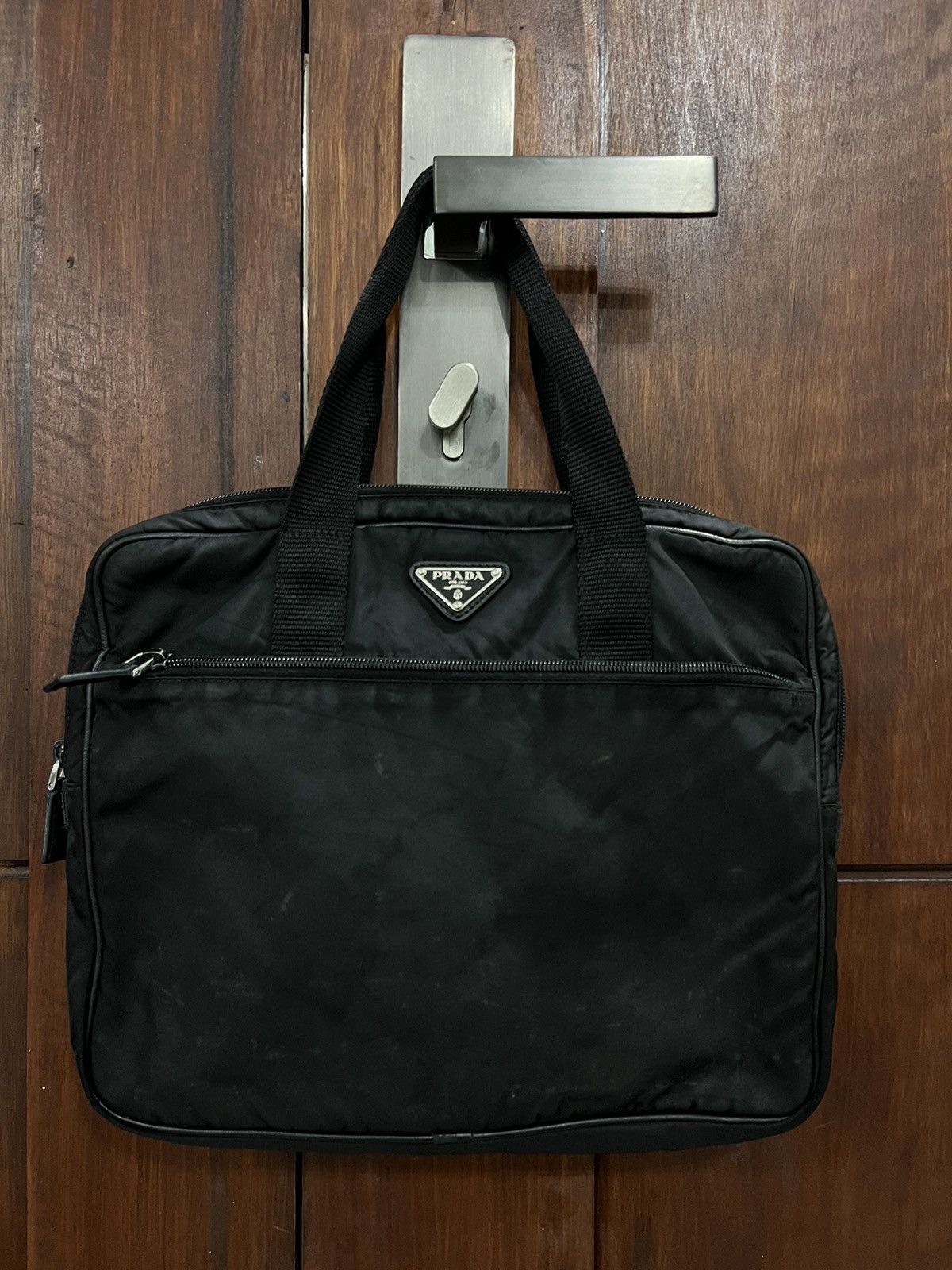 Vintage - Prada Bag Black Nylon - 1